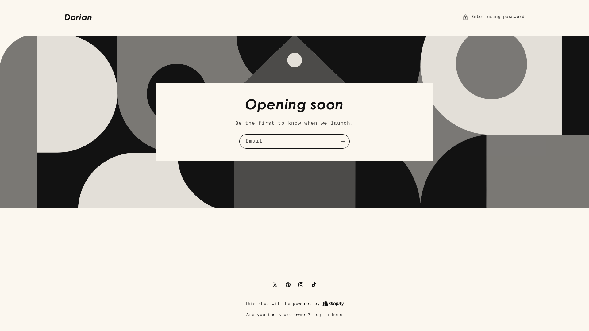 website screenshot of https://doriannow.xyz/