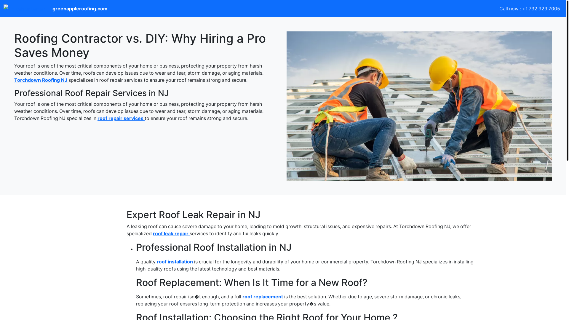 website screenshot of https://roofingcontractorhiringaprosavesmoney.pages.dev/