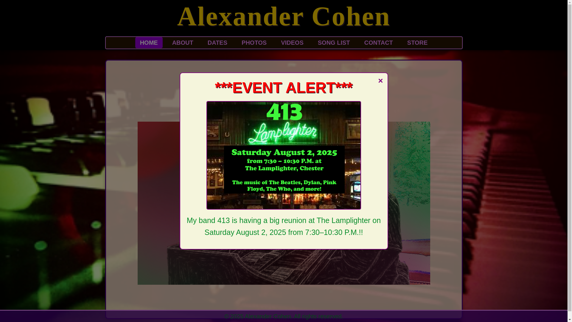 website screenshot of https://alexandercohen-rocks.pages.dev/