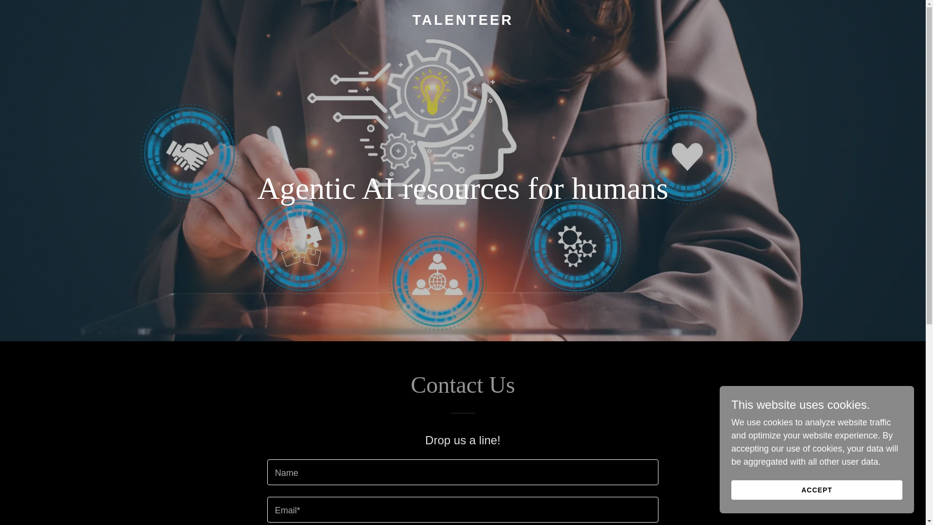 website screenshot of https://talenteerai.com/