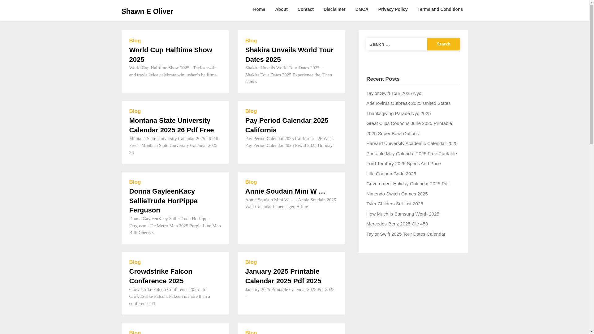 website screenshot of https://shawneoliverm.pages.dev/