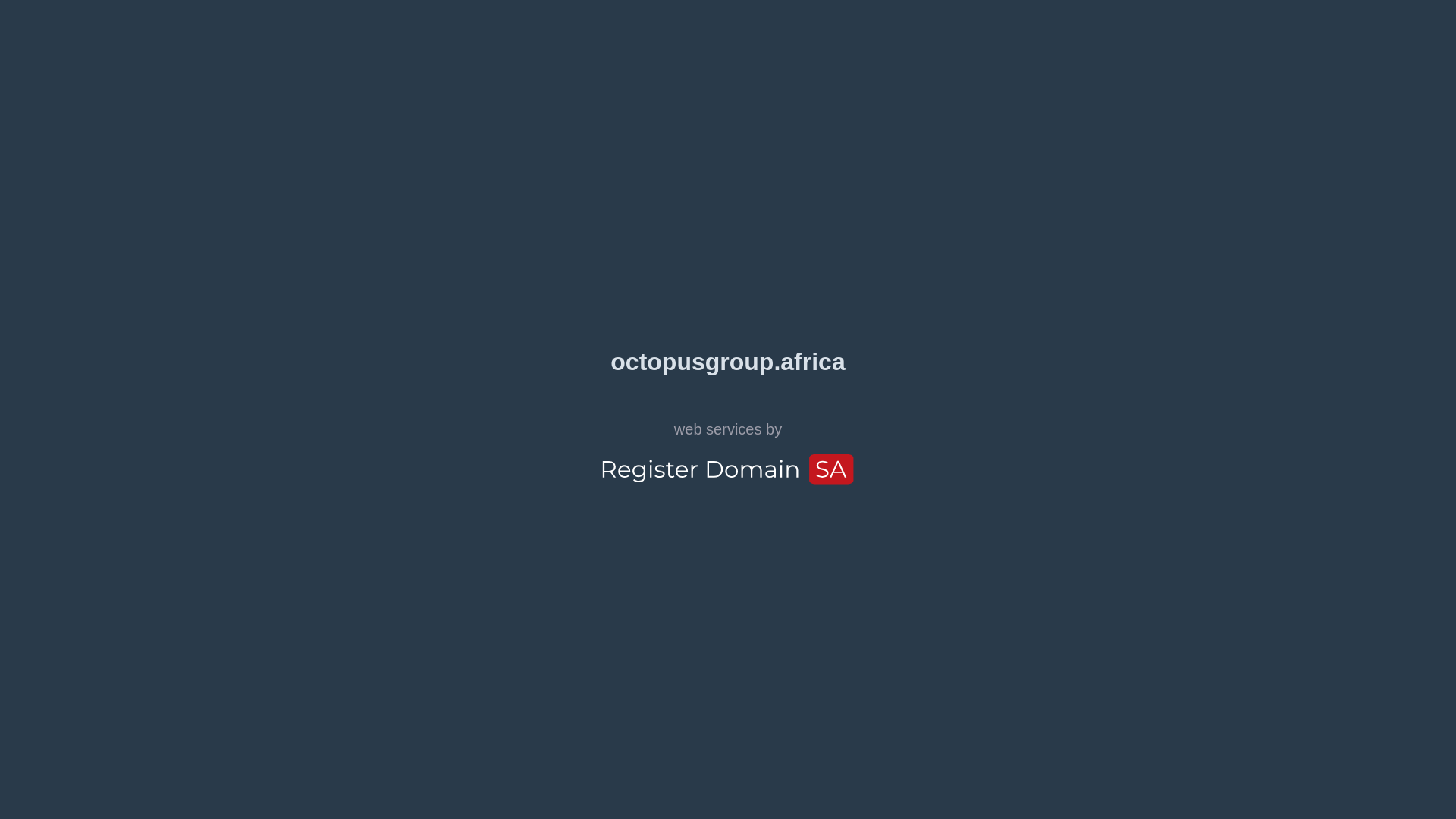 website screenshot of https://octopusgroup.africa/