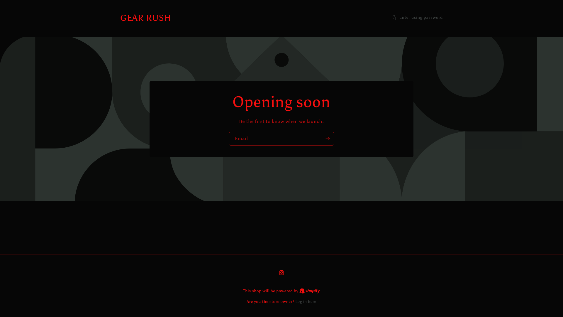 website screenshot of https://gearrush.org/