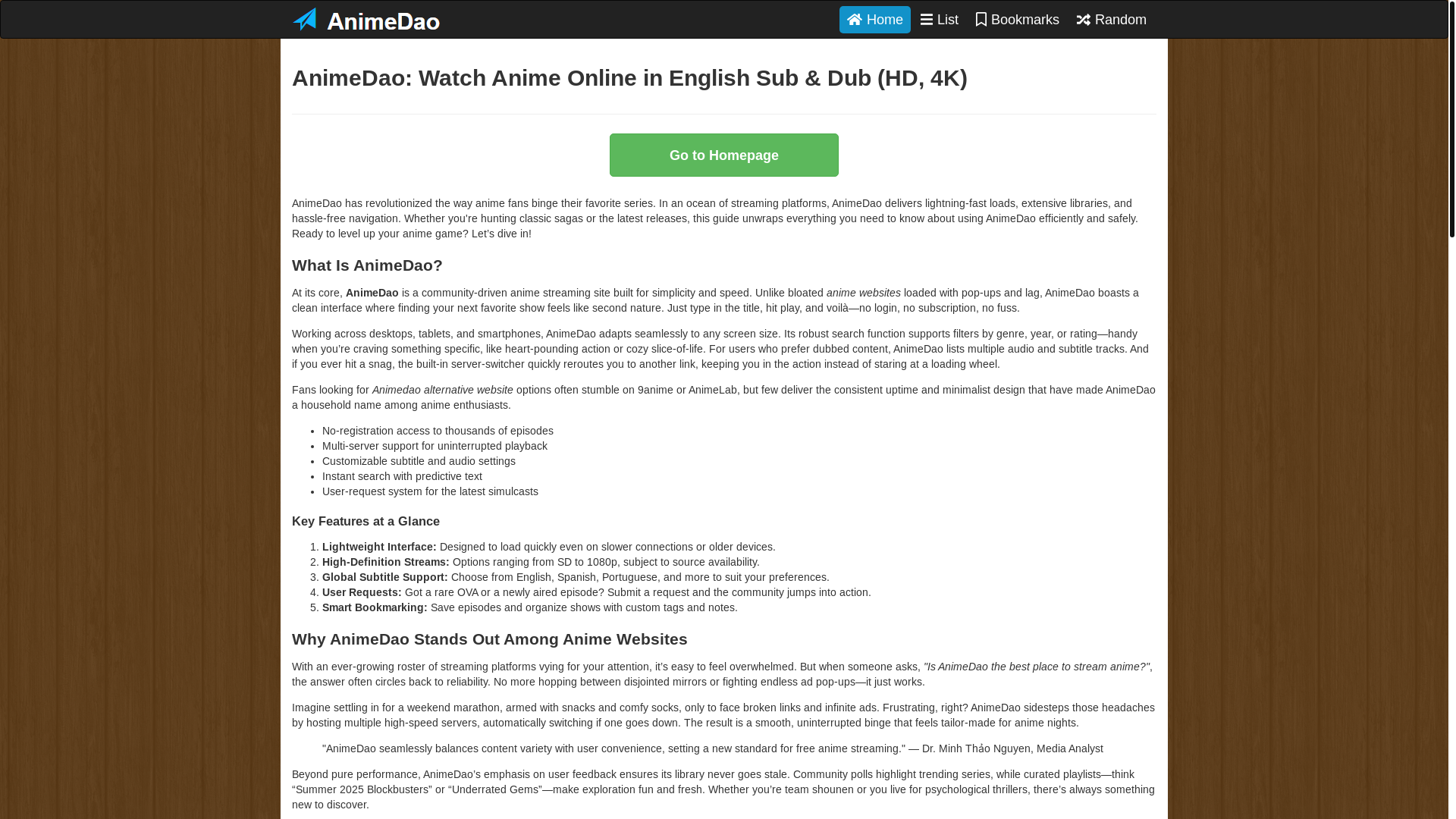 website screenshot of https://animedao-living.pages.dev/