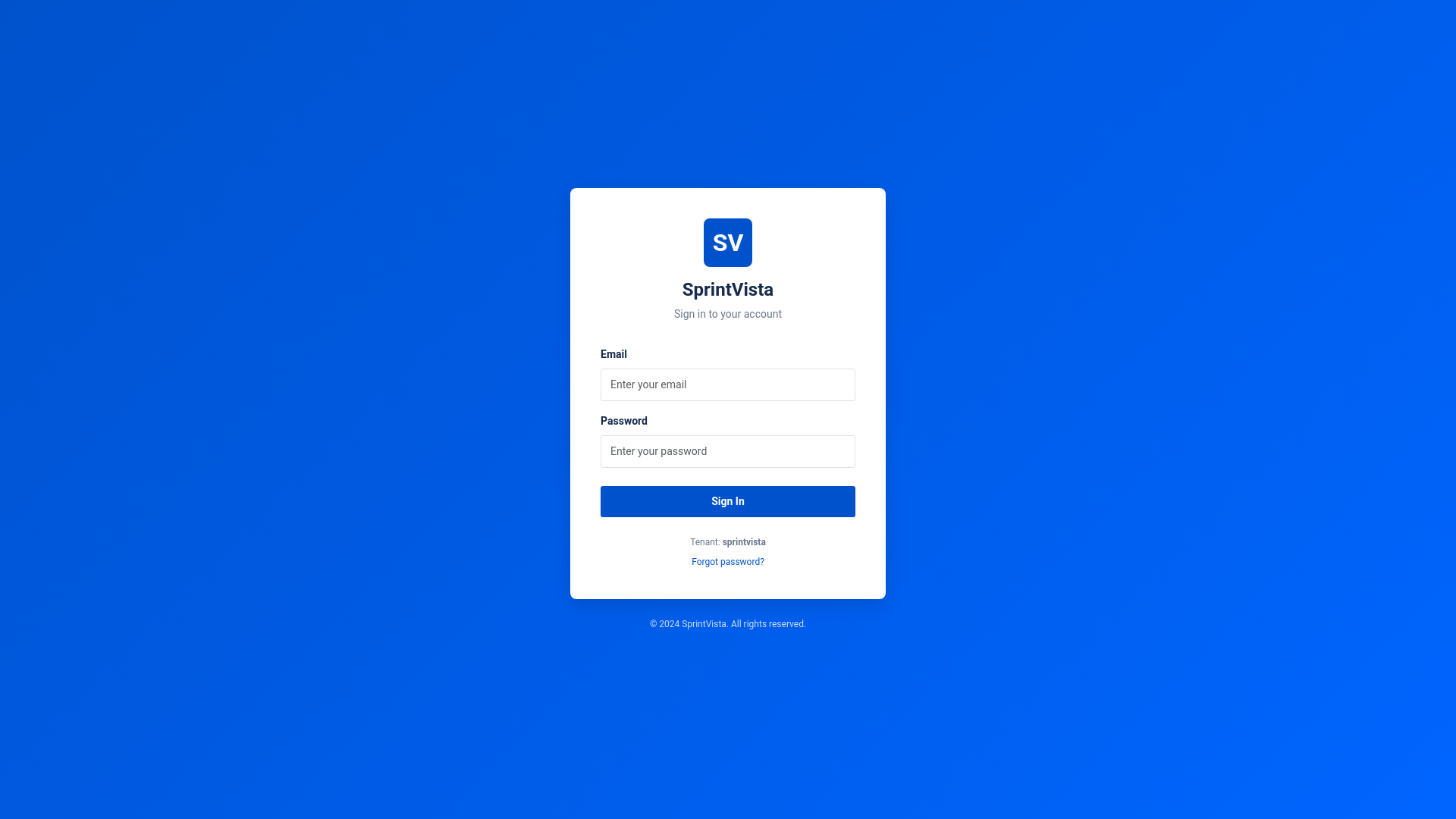 website screenshot of https://sprintvista.pages.dev/