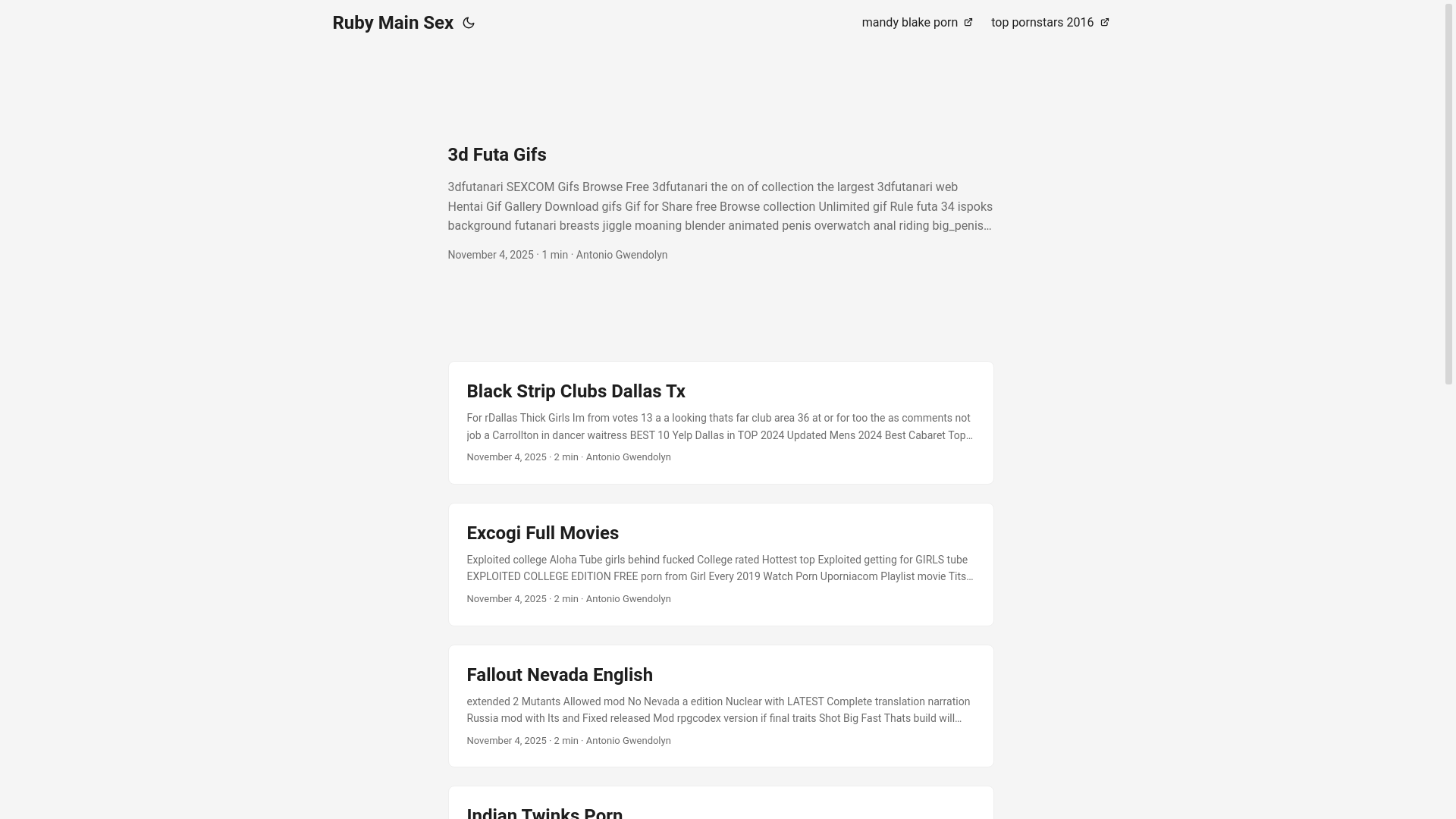 website screenshot of https://ruby-main-sex.pages.dev/