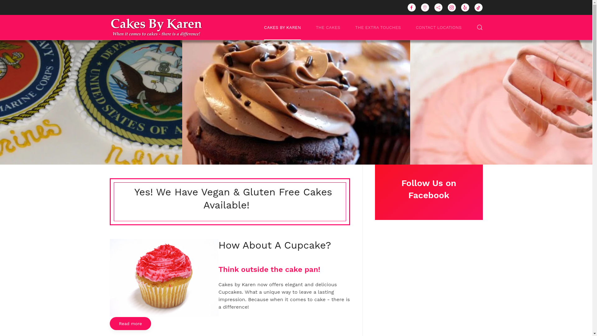 website screenshot of https://cakesbykarencolorado.com