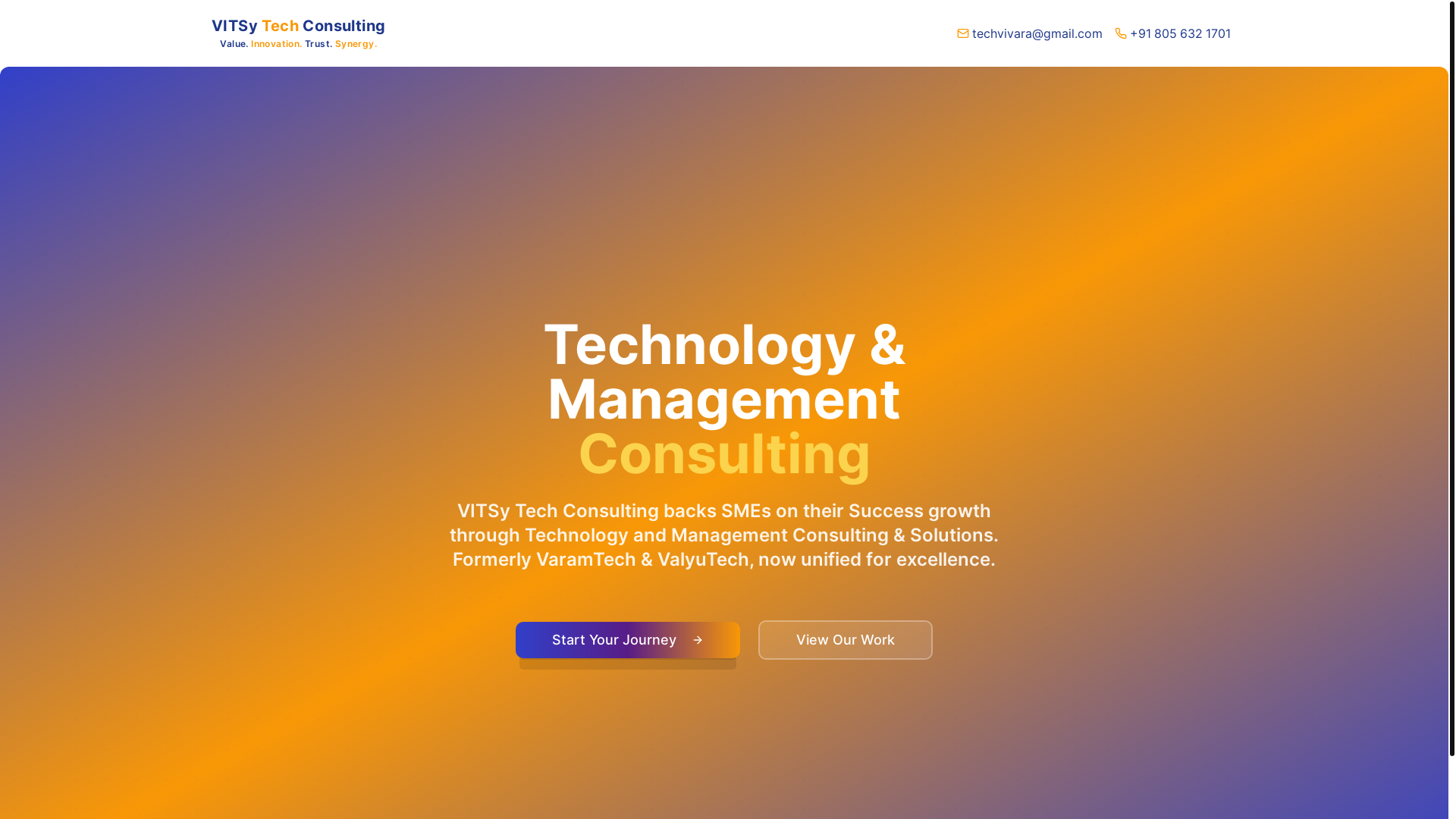 website screenshot of https://vitsytech-launchpad.pages.dev/