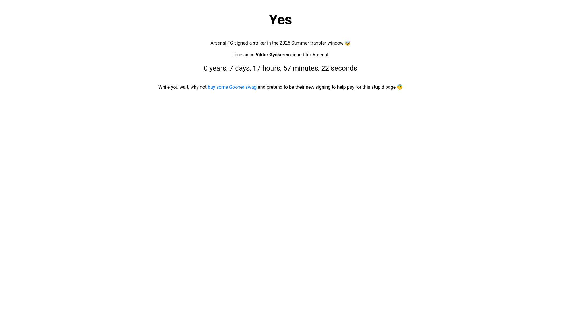 website screenshot of https://gunner-update.pages.dev/