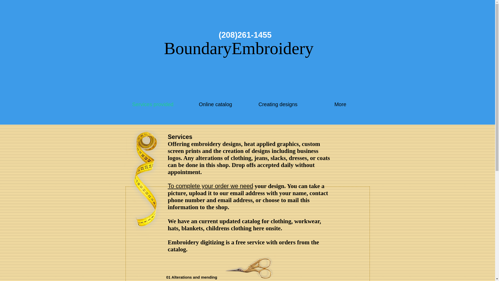 website screenshot of https://boundaryembroideryprint.com/