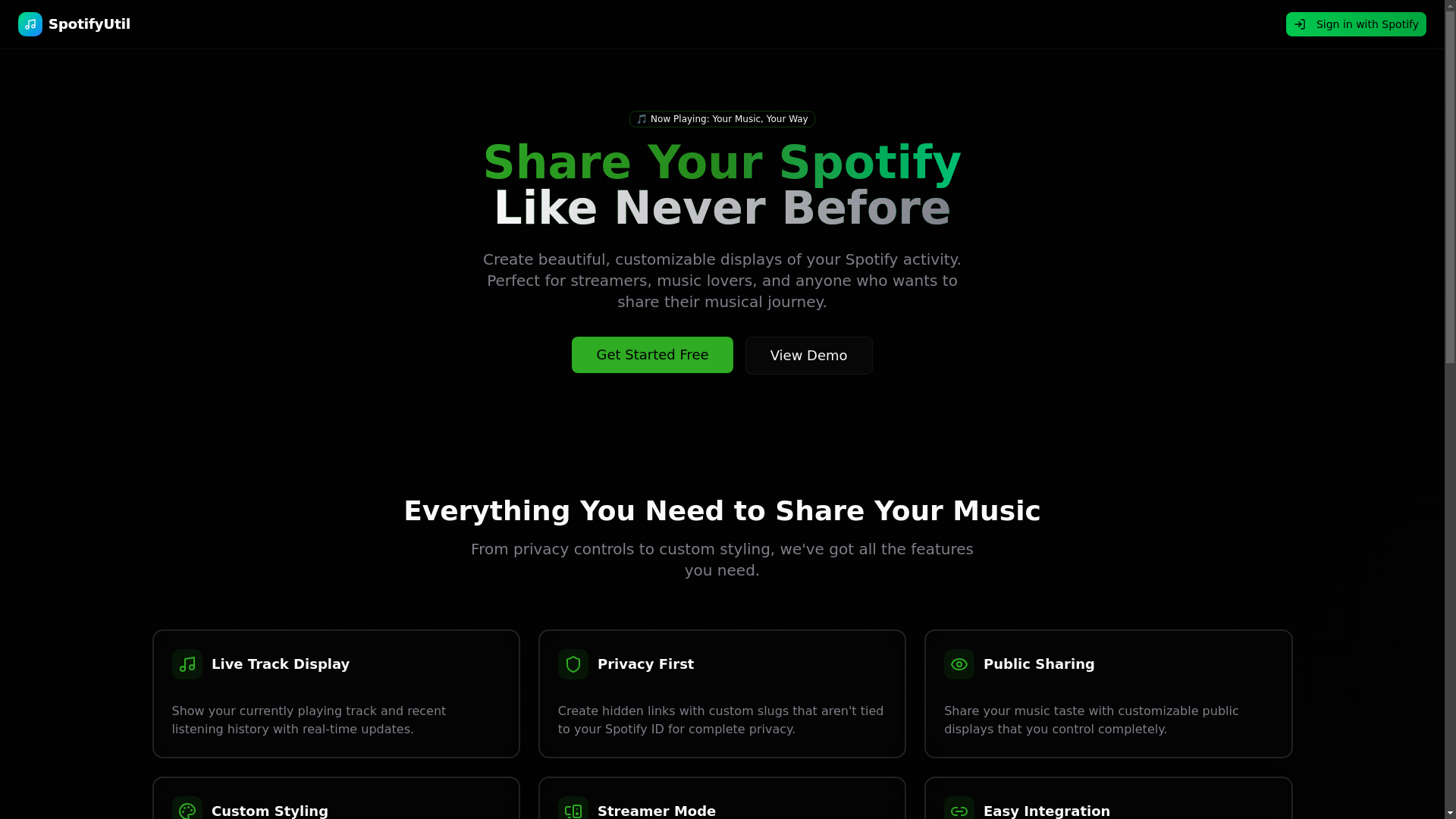 website screenshot of https://musicutil.online/