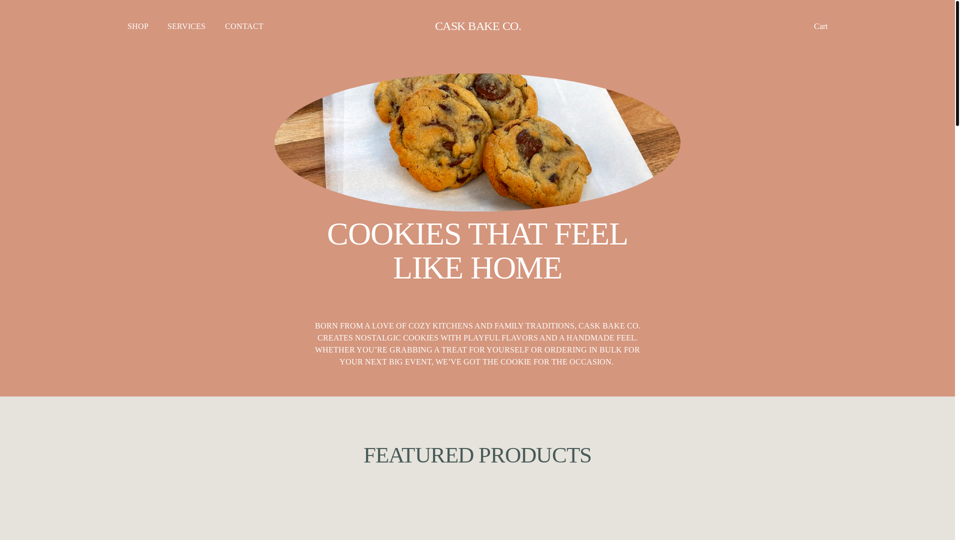 website screenshot of https://caskbakeco.com/