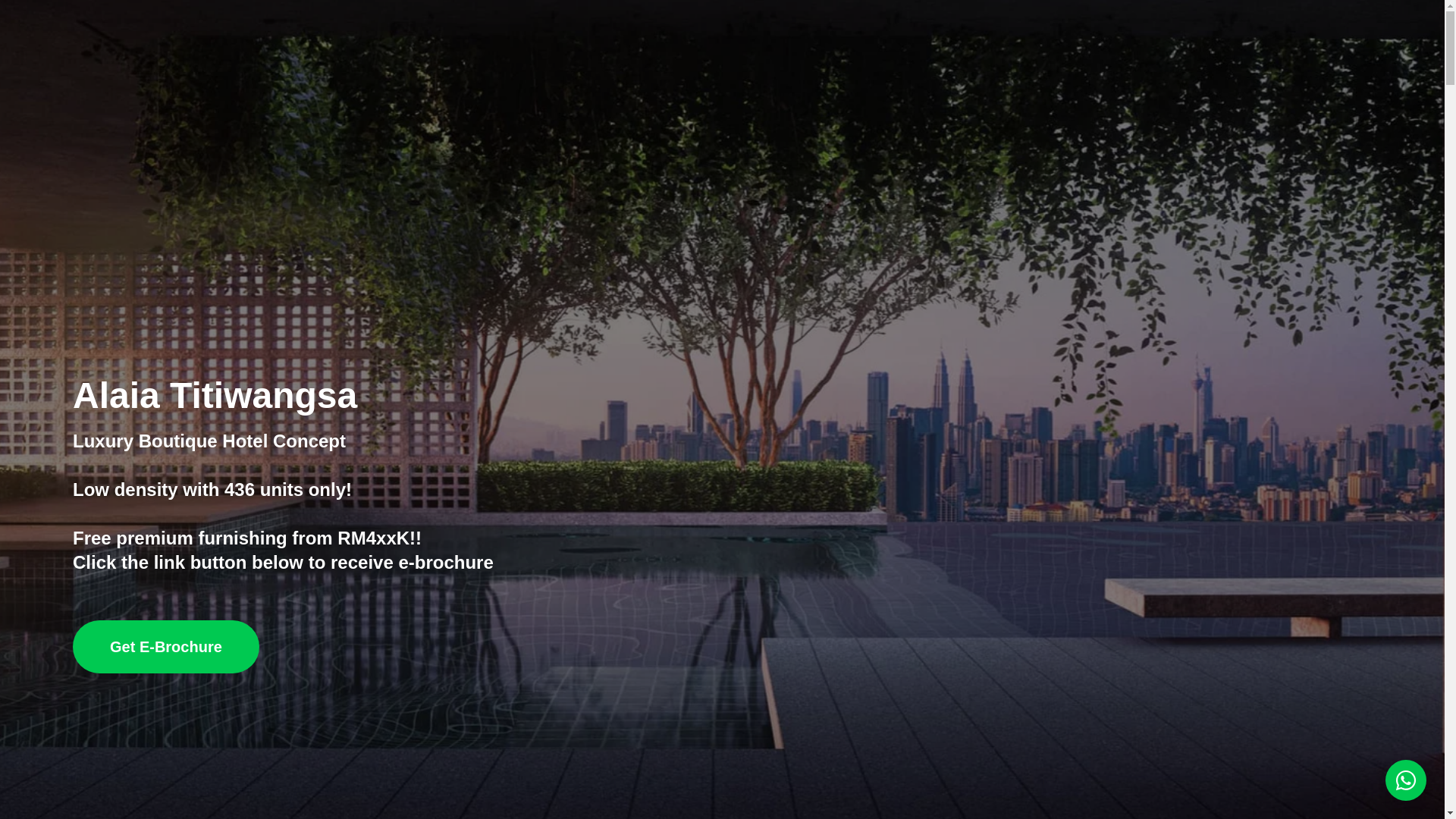 website screenshot of https://titiwangsaresidences.com/