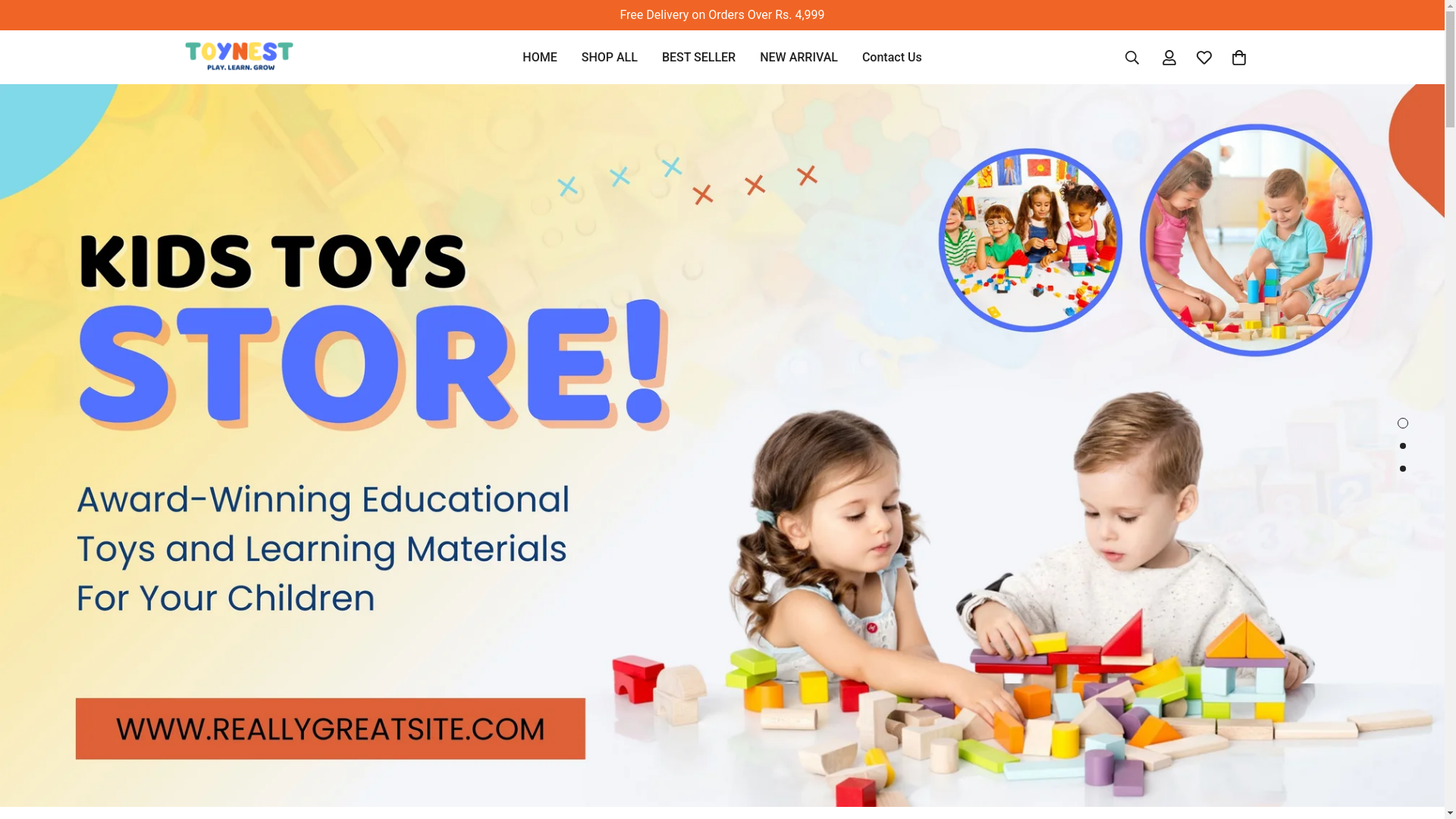 website screenshot of https://toynestpk.com/