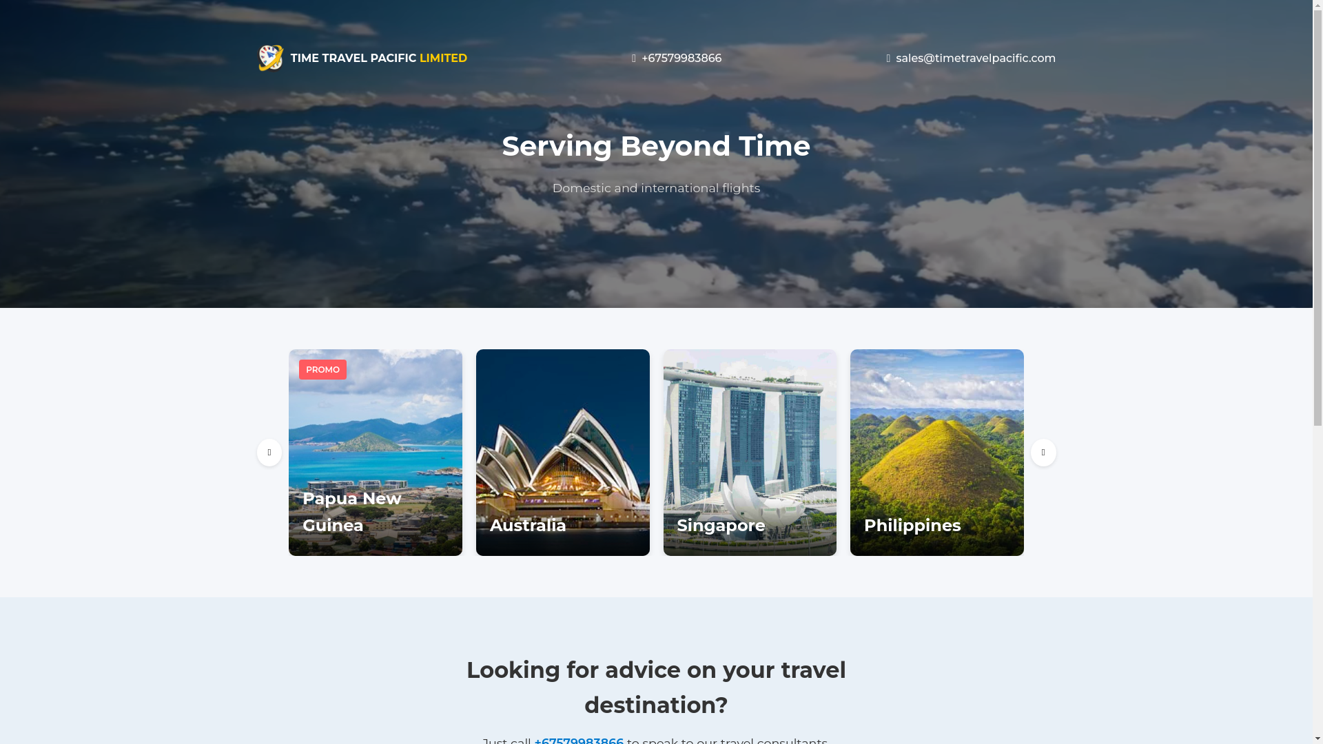 website screenshot of https://timetravelpacific.pages.dev/
