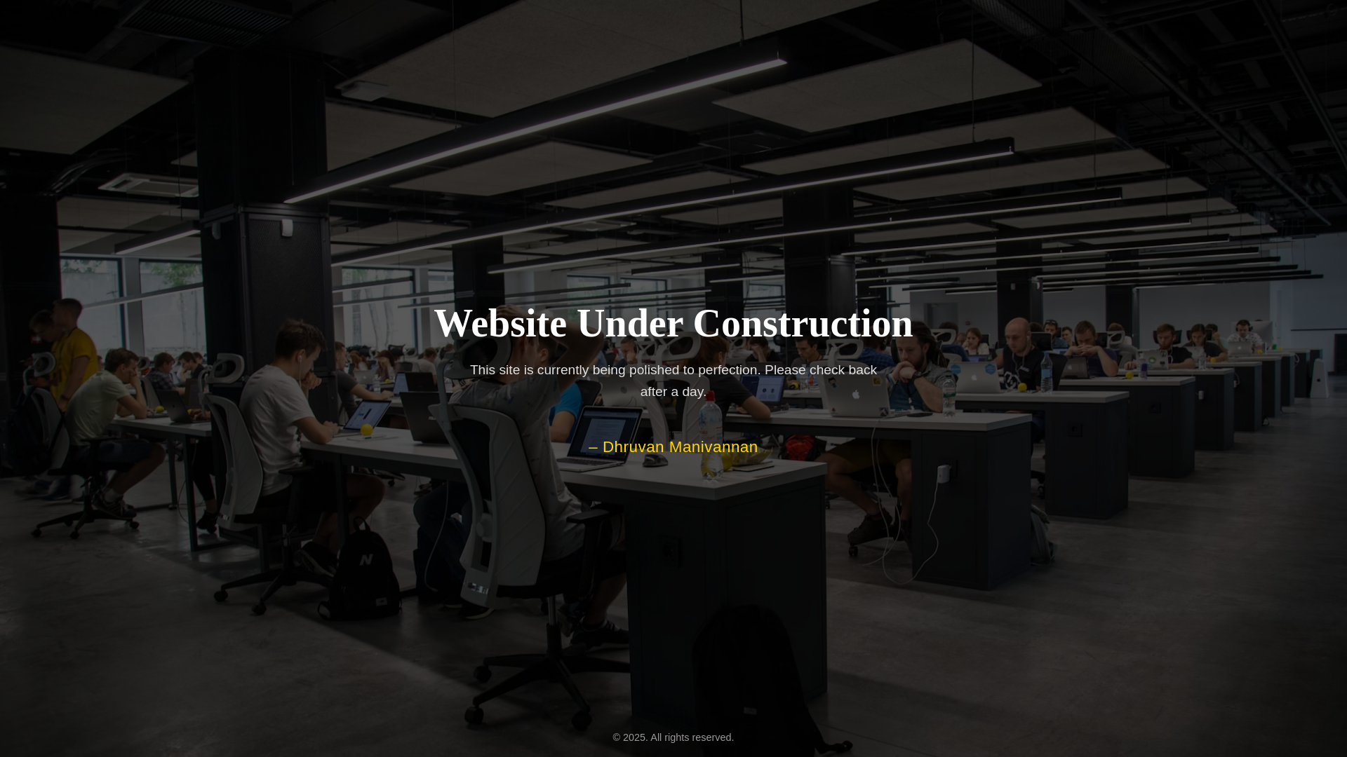 website screenshot of https://dhruvanm.com/