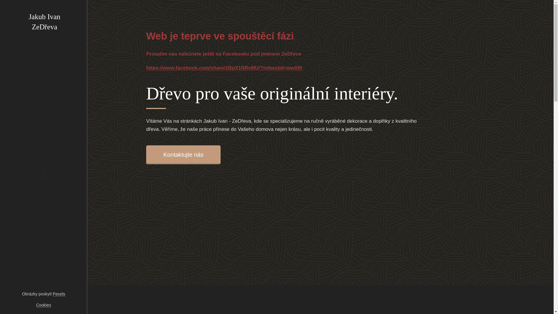 website screenshot of https://jakubivan.cz/