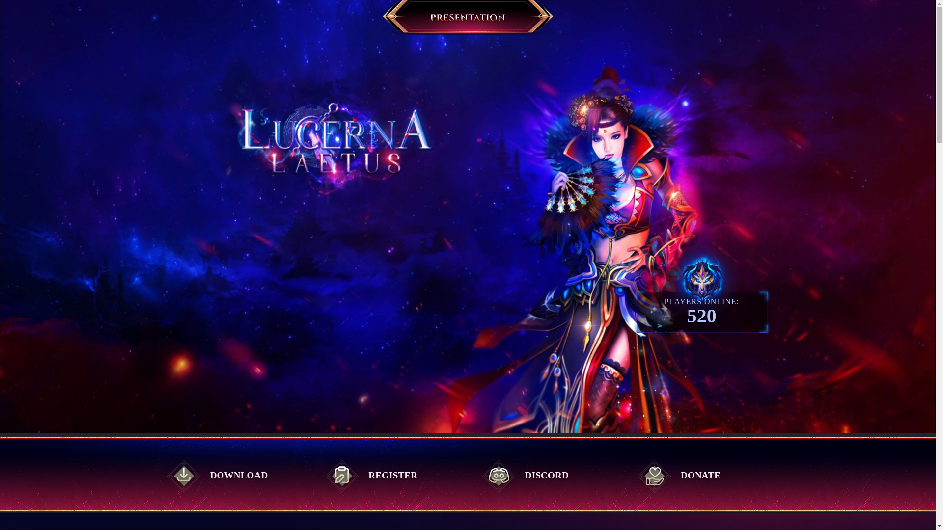 website screenshot of https://lucerna.to/
