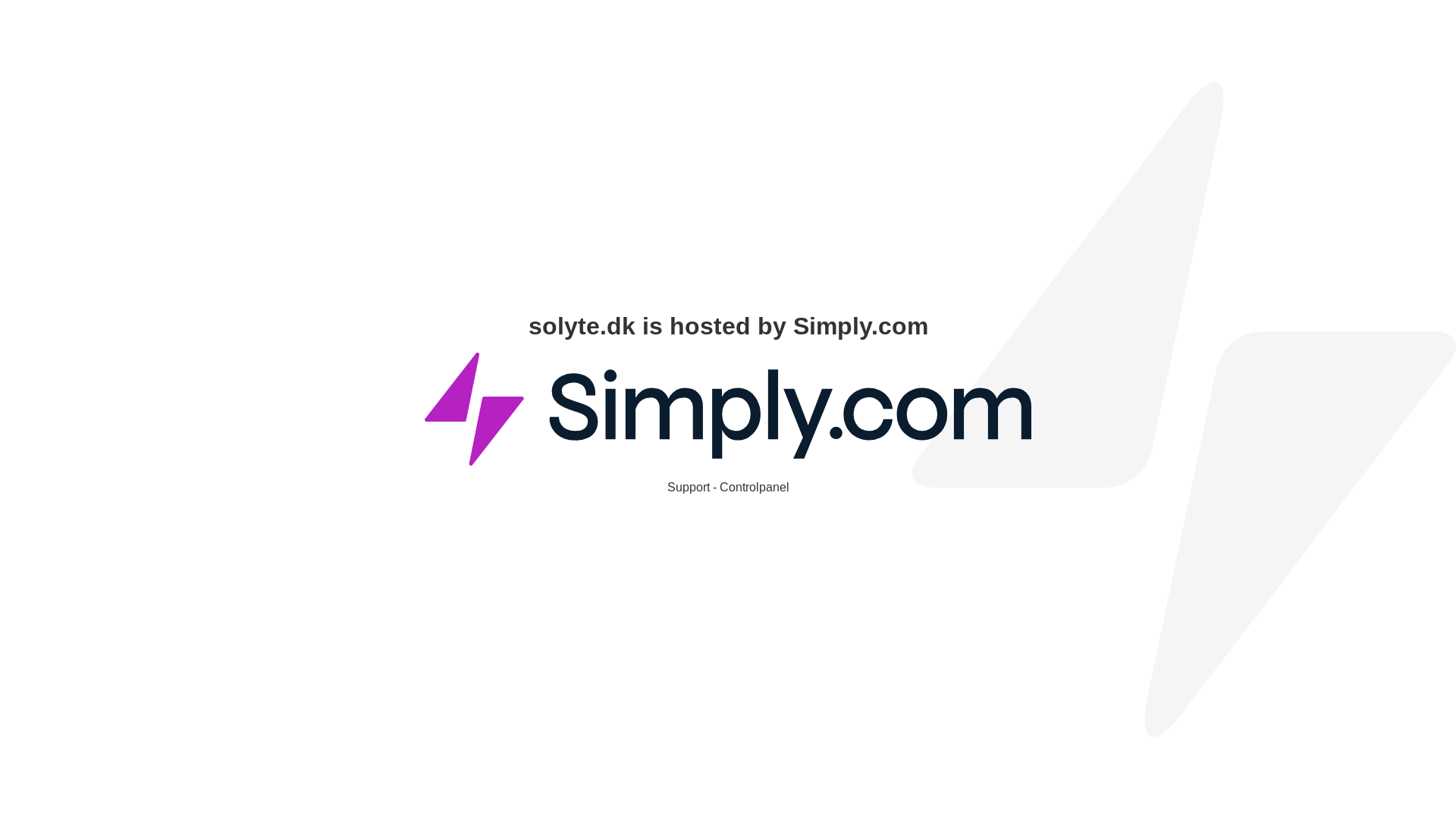 website screenshot of https://solyte.dk/