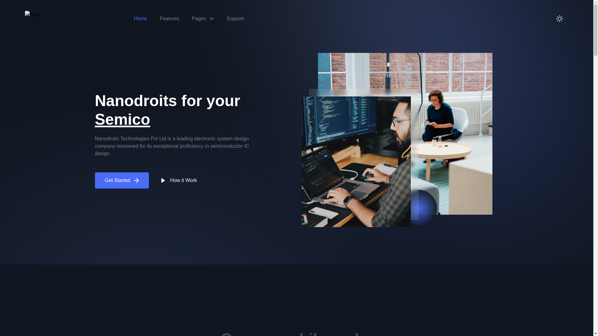 website screenshot of https://nanodroits.com/