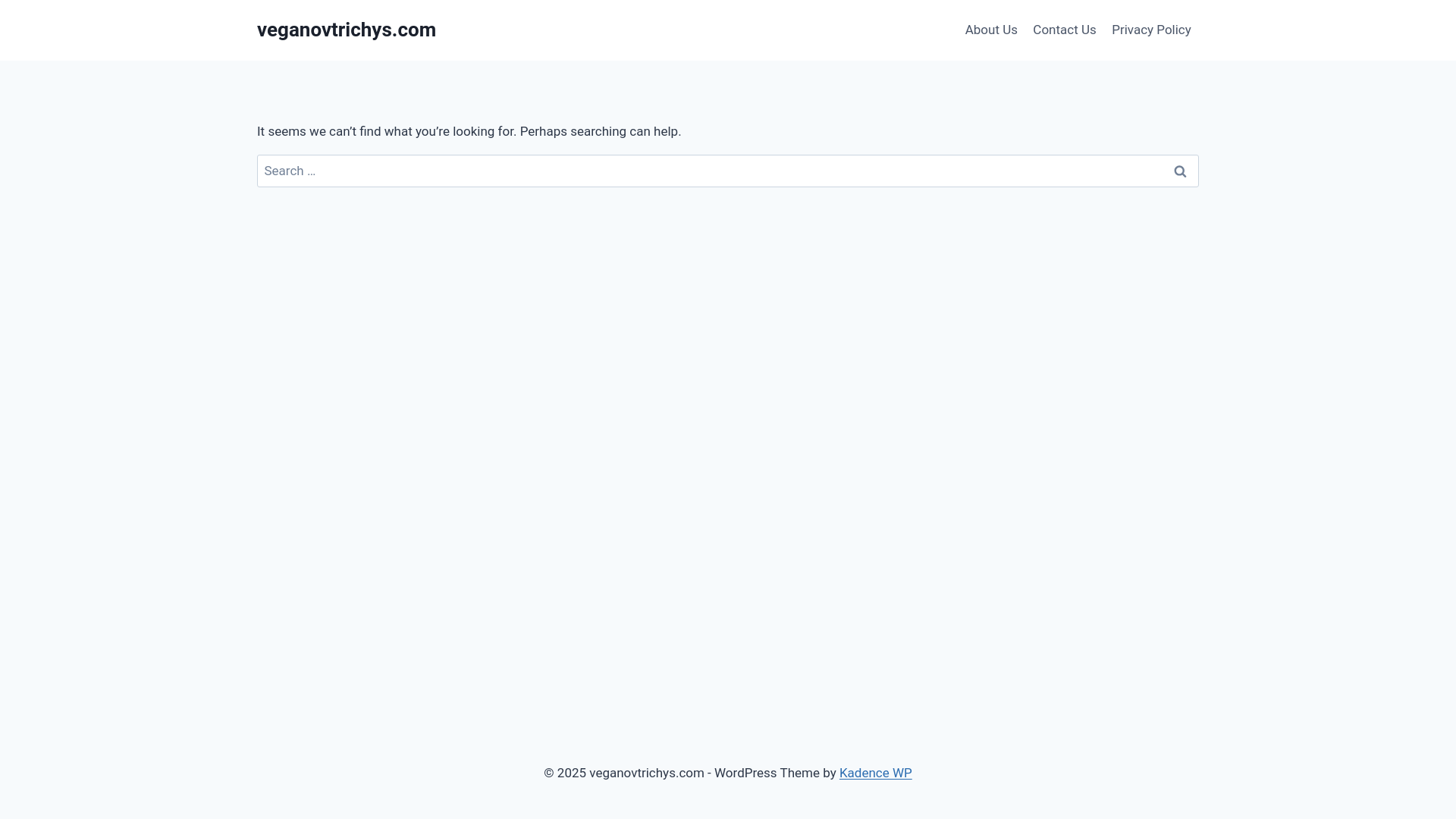 website screenshot of https://veganovtrichys.com/