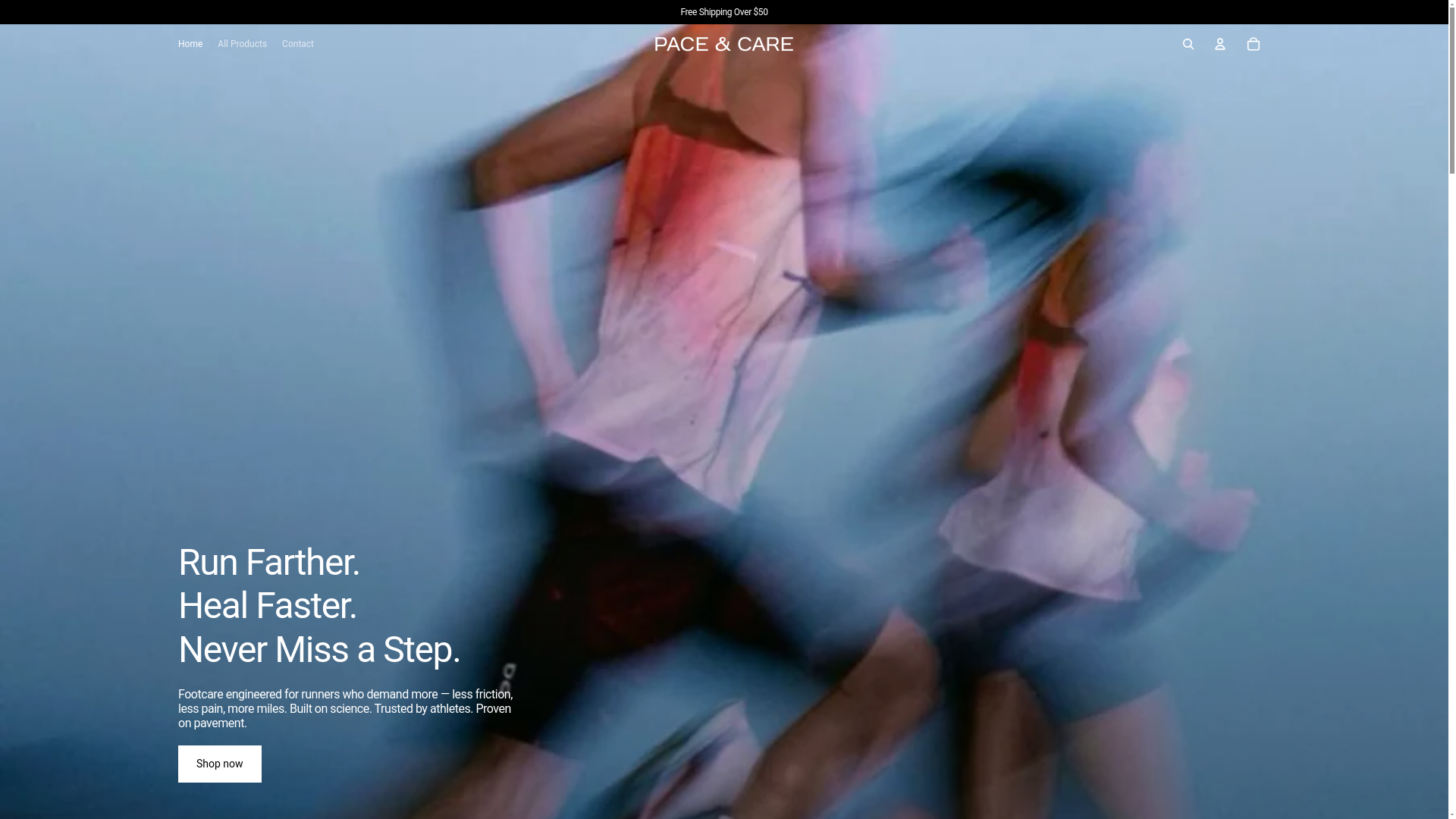 website screenshot of https://paceandcare.com/