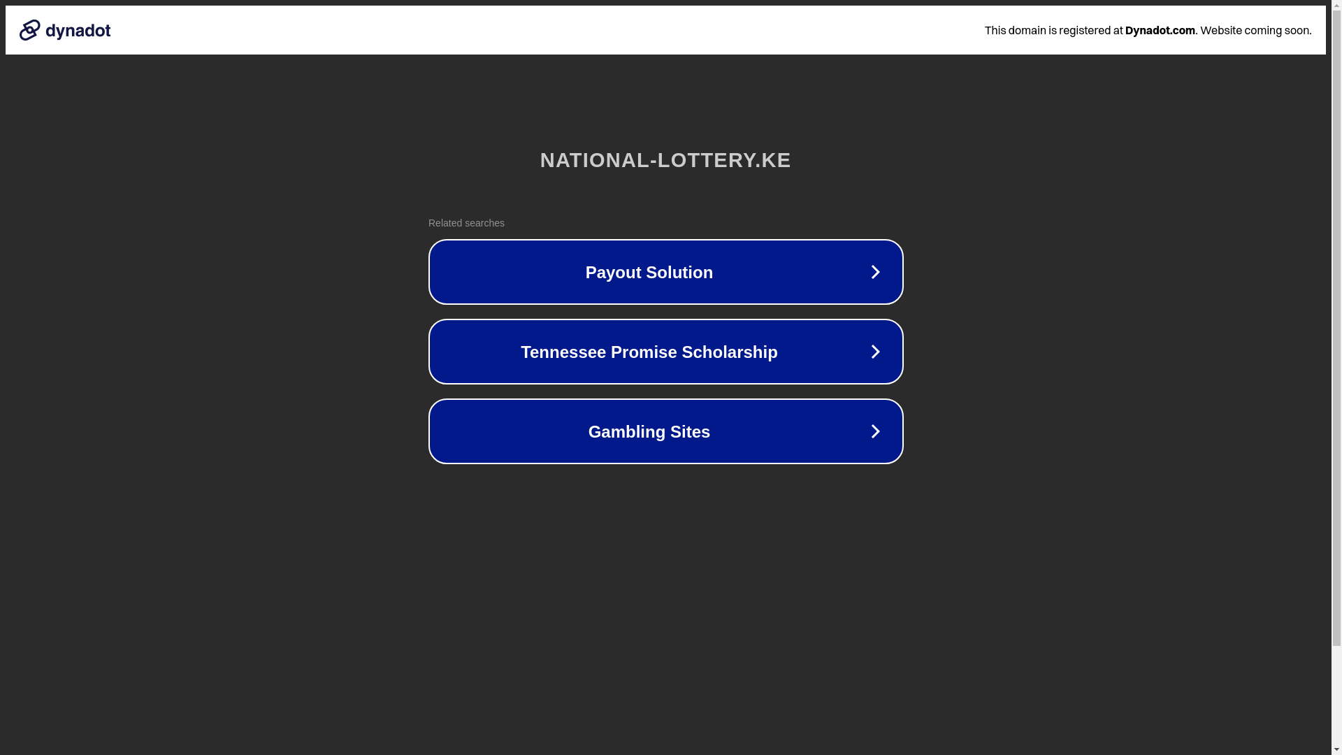website screenshot of https://national-lottery.ke/