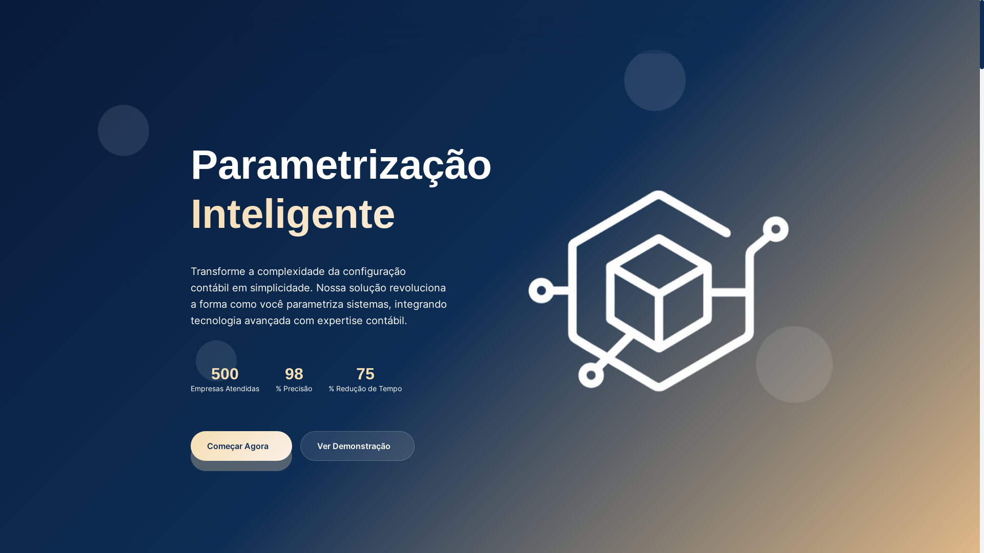 website screenshot of https://parametriz.com.br/