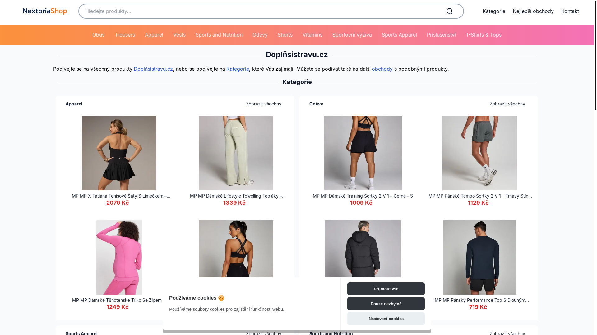 website screenshot of https://erotichracky.cz/