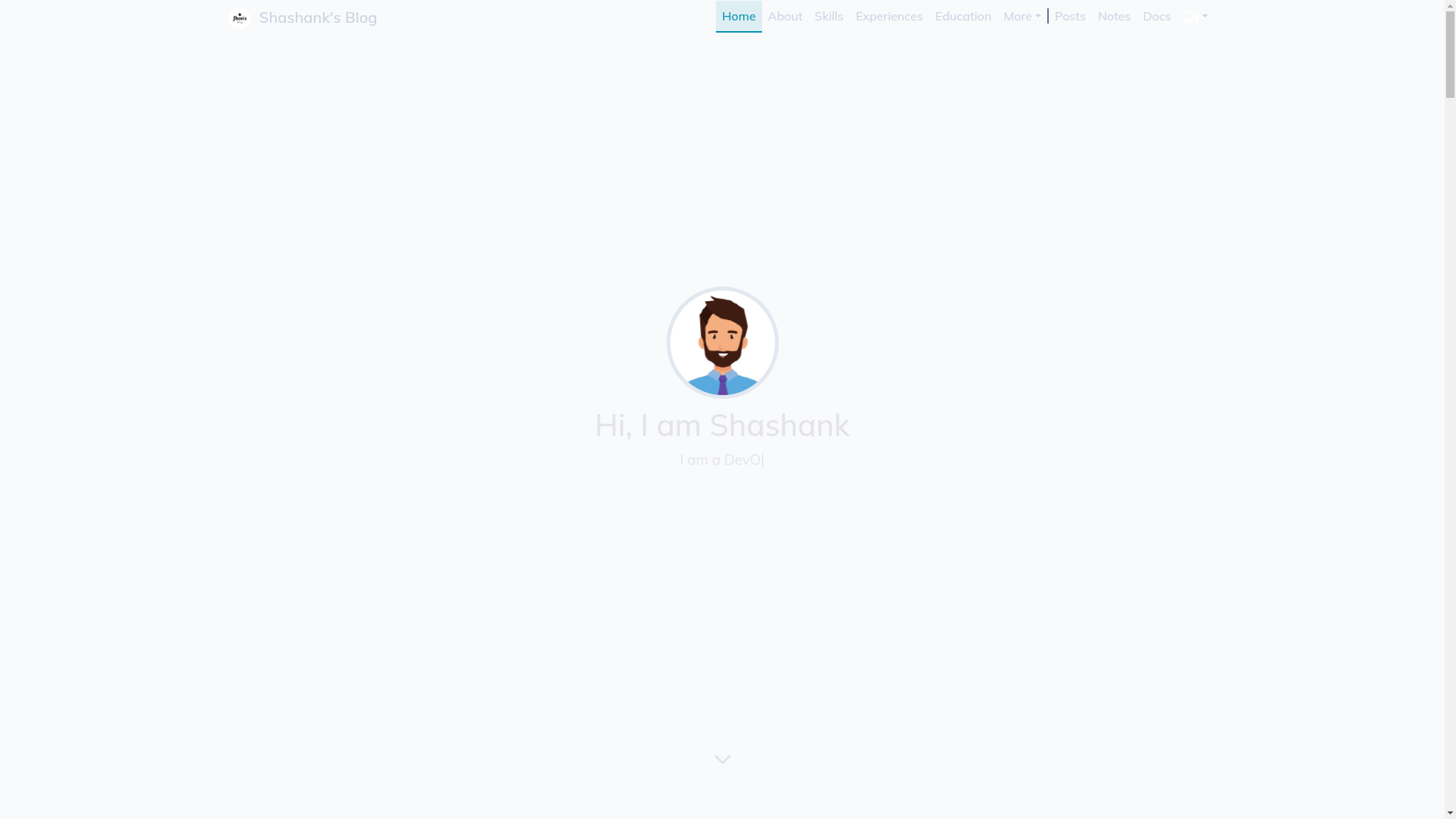 website screenshot of https://shashank-srivastava.pages.dev/