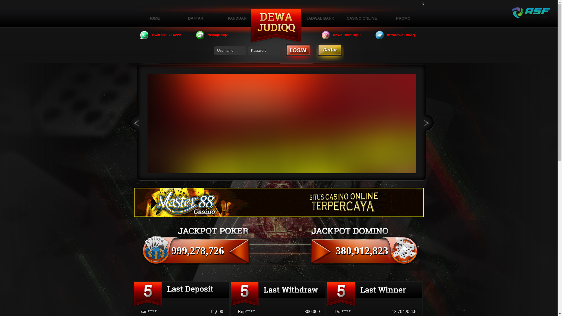 website screenshot of https://palingdewa.click/