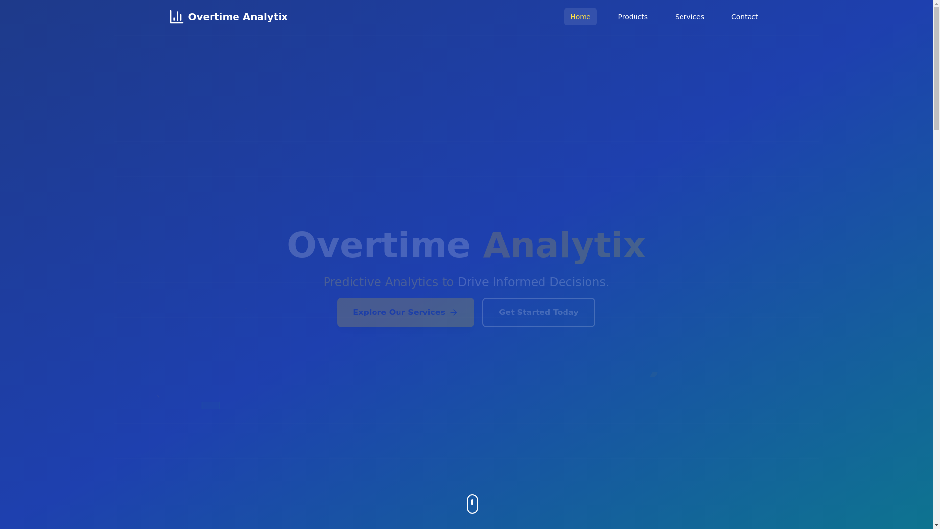 website screenshot of https://overtimeanalytix.com/