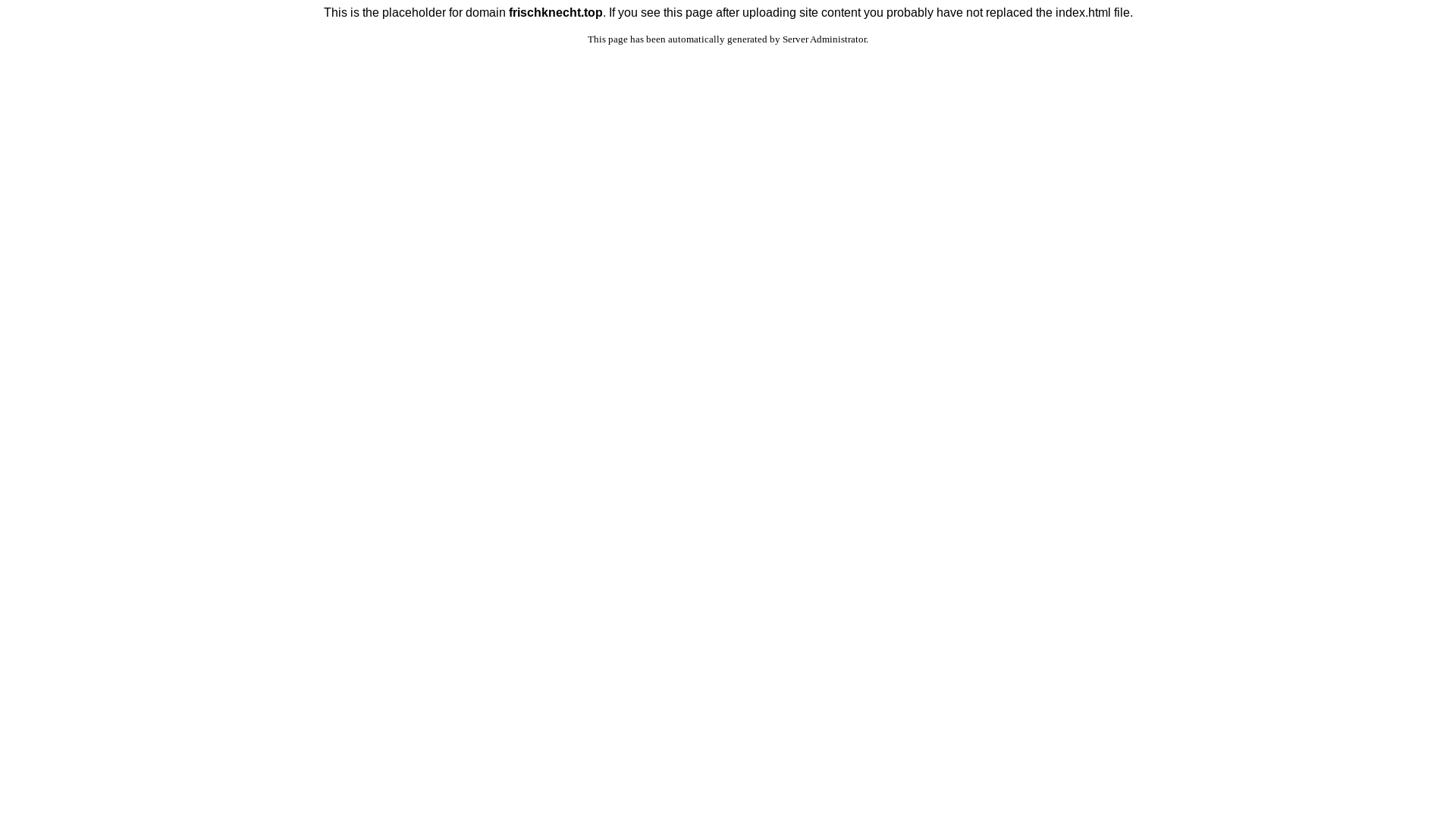 website screenshot of https://frischknecht.top/