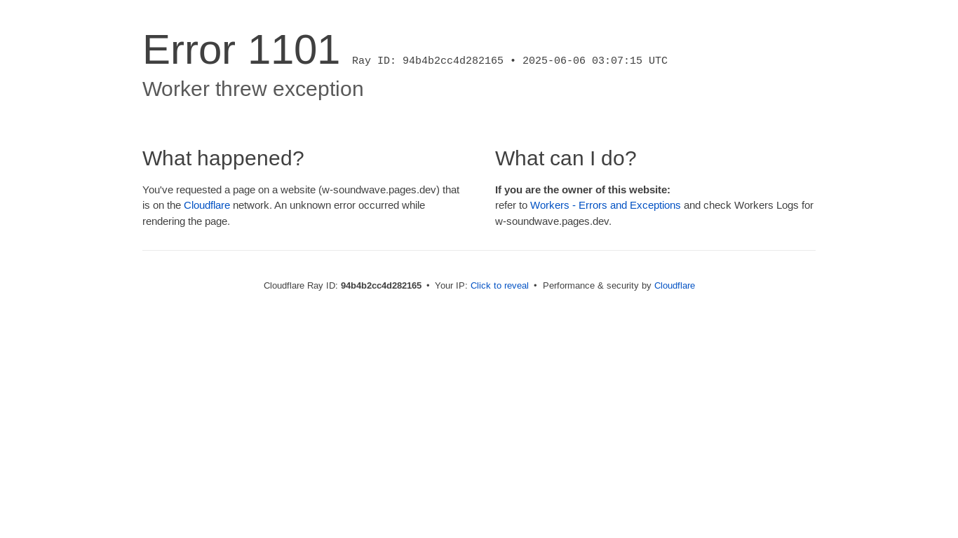 website screenshot of https://w-soundwave.pages.dev/