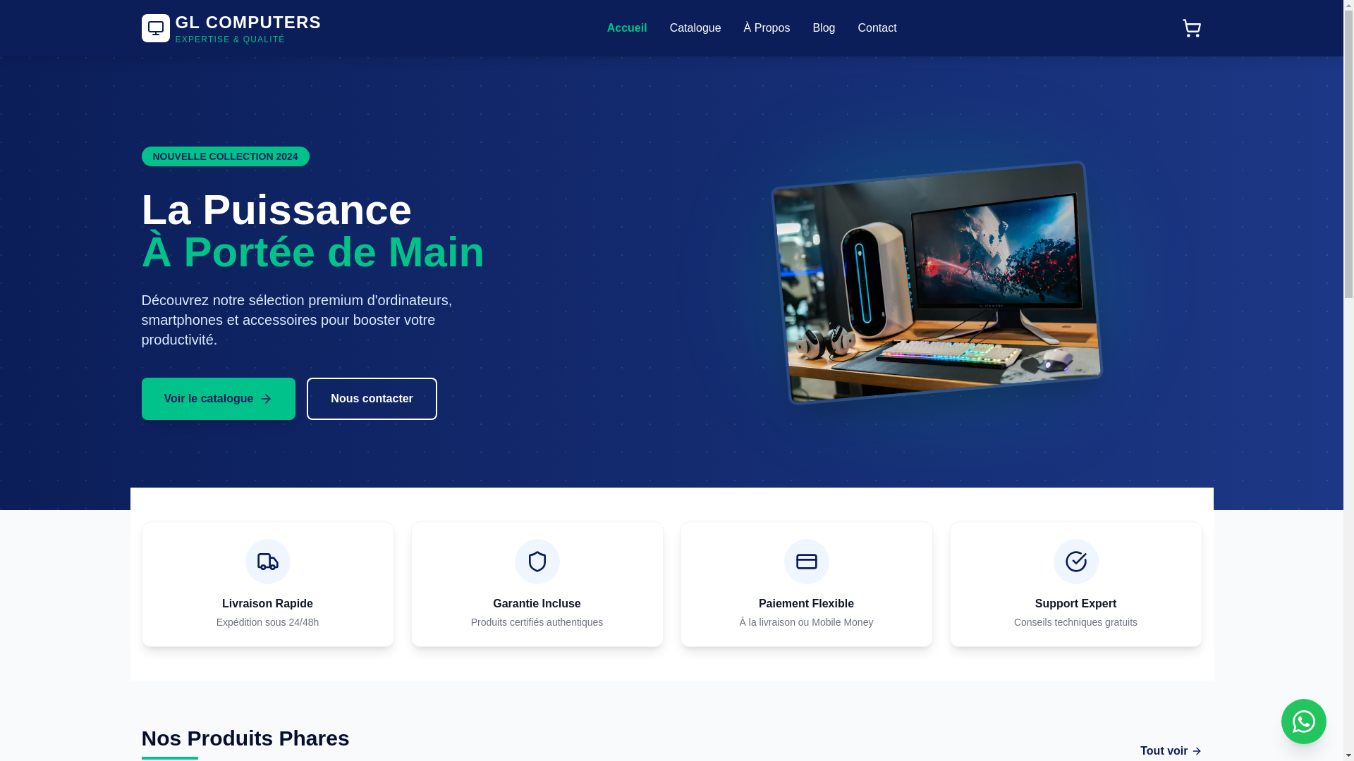 website screenshot of https://glcomputers.blog/