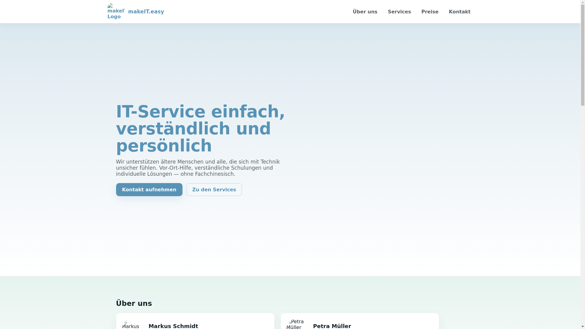 website screenshot of https://makeiteasy.at/
