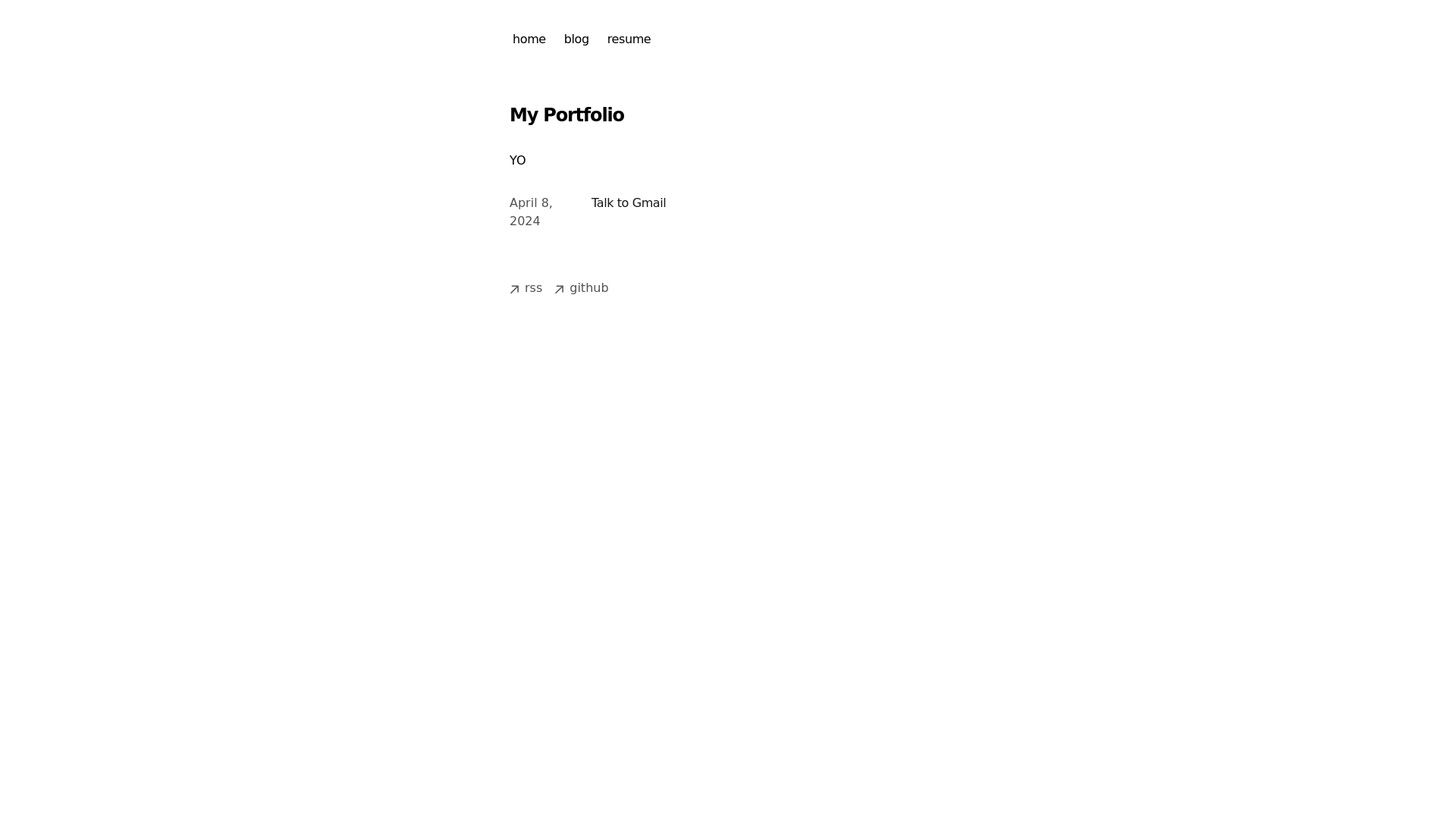 website screenshot of https://erkanturut.me/