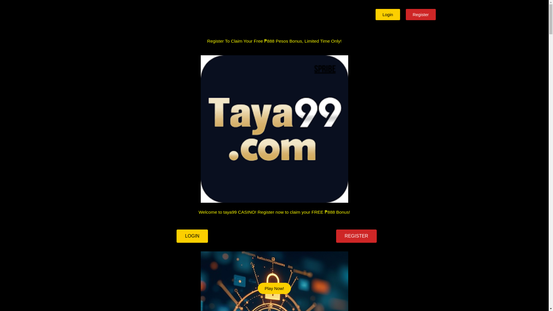 website screenshot of https://taya99casino.com/