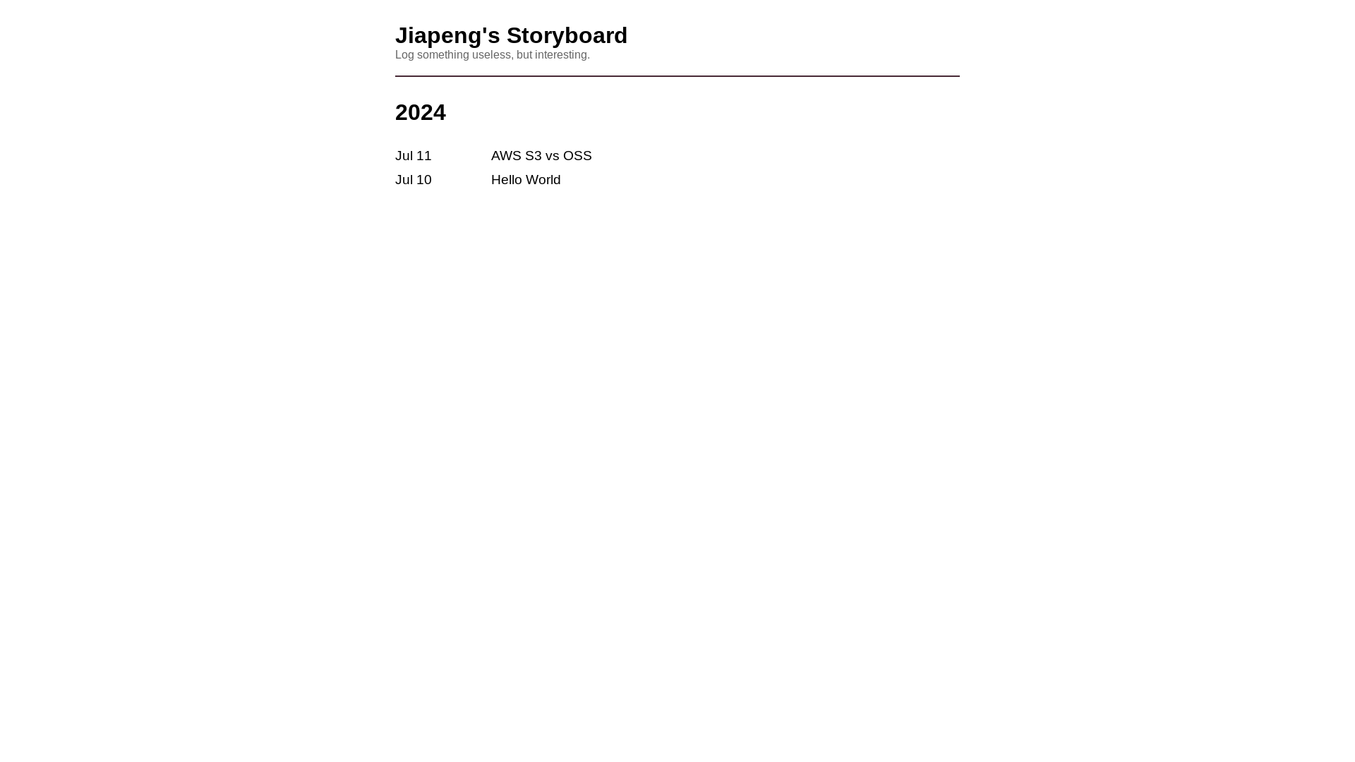 website screenshot of https://jiapeng.pages.dev/