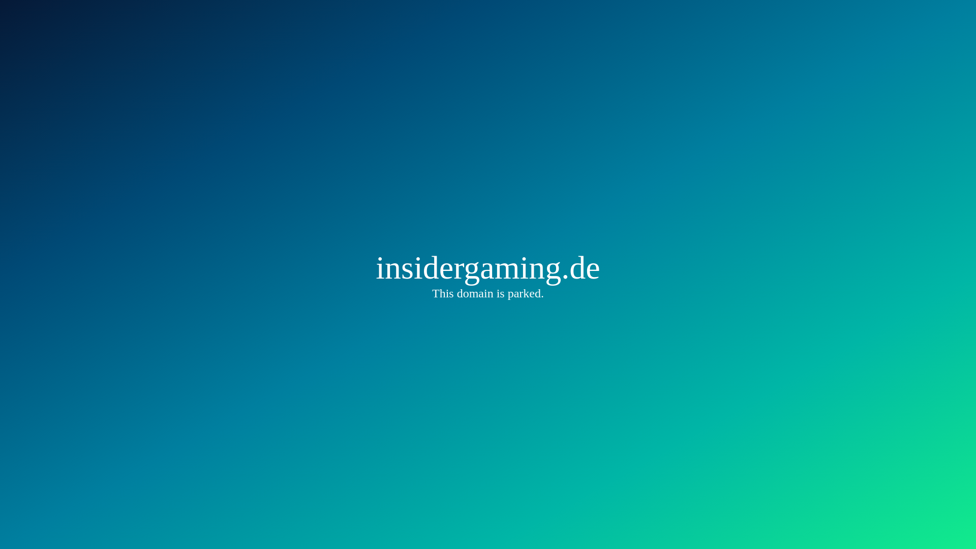 website screenshot of https://insider-gaming.de/