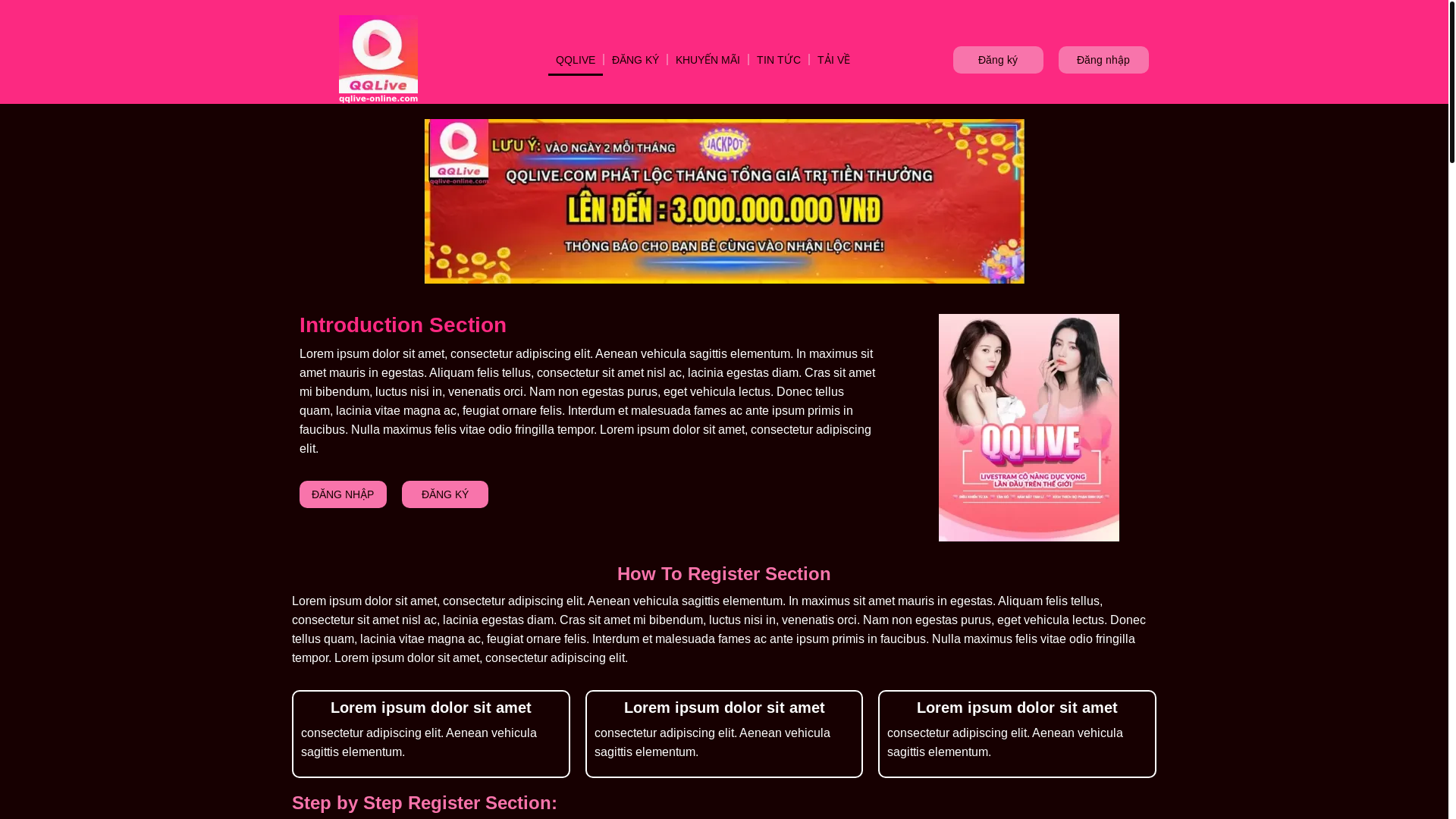 website screenshot of https://qqlive-online.com/