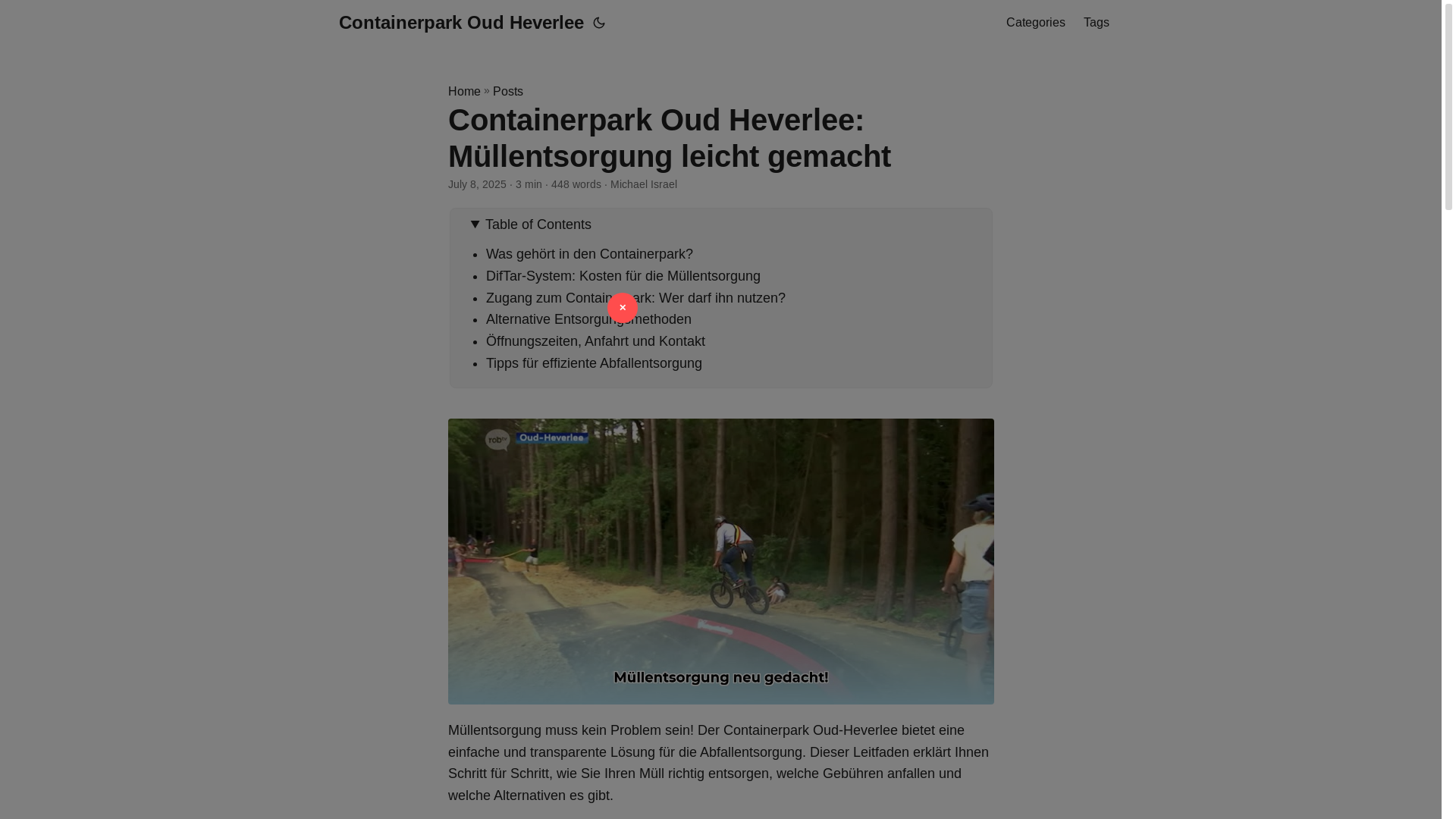 website screenshot of https://containerpark-oud-heverlee.pages.dev/