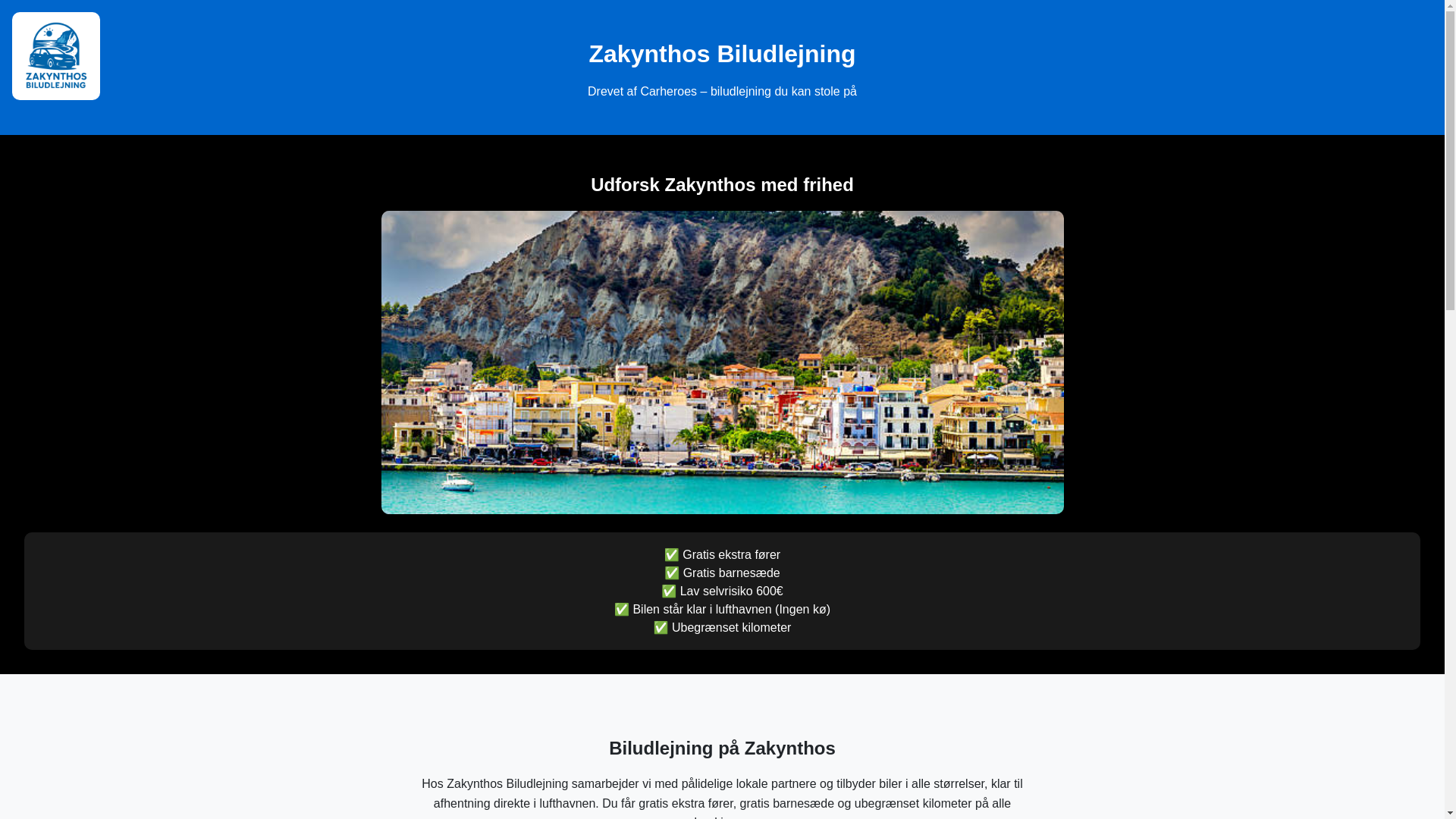website screenshot of https://zakynthosbiludlejning.dk/