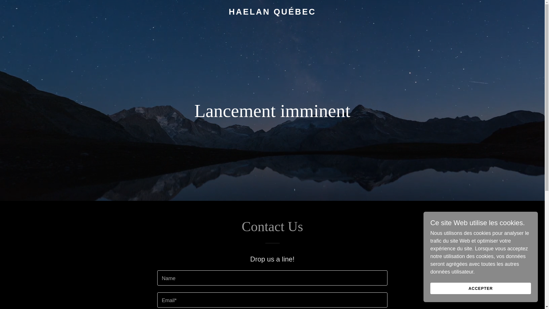 website screenshot of https://haelan-quebec.com/