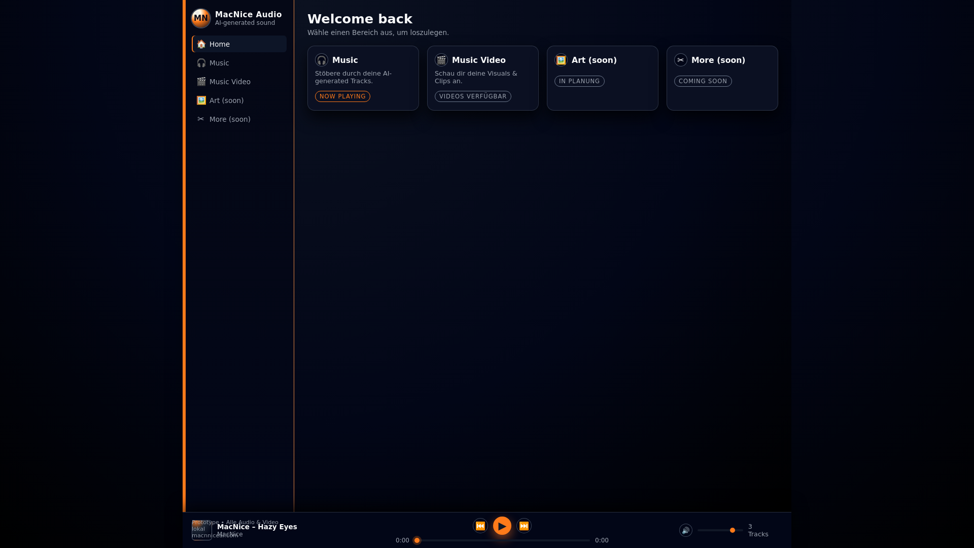 website screenshot of https://macniceai.com/