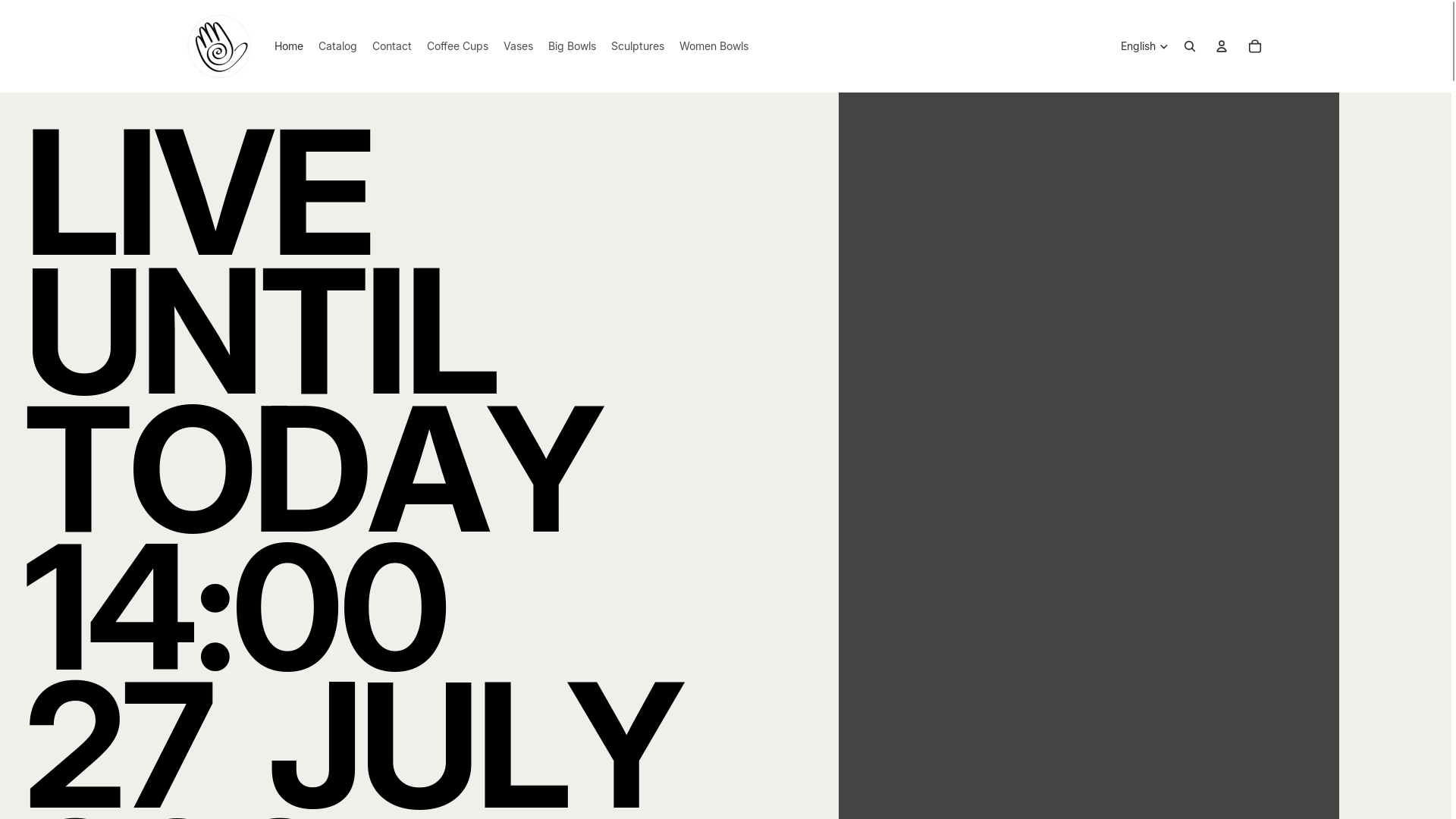 website screenshot of https://katrinedalkeramik.com/