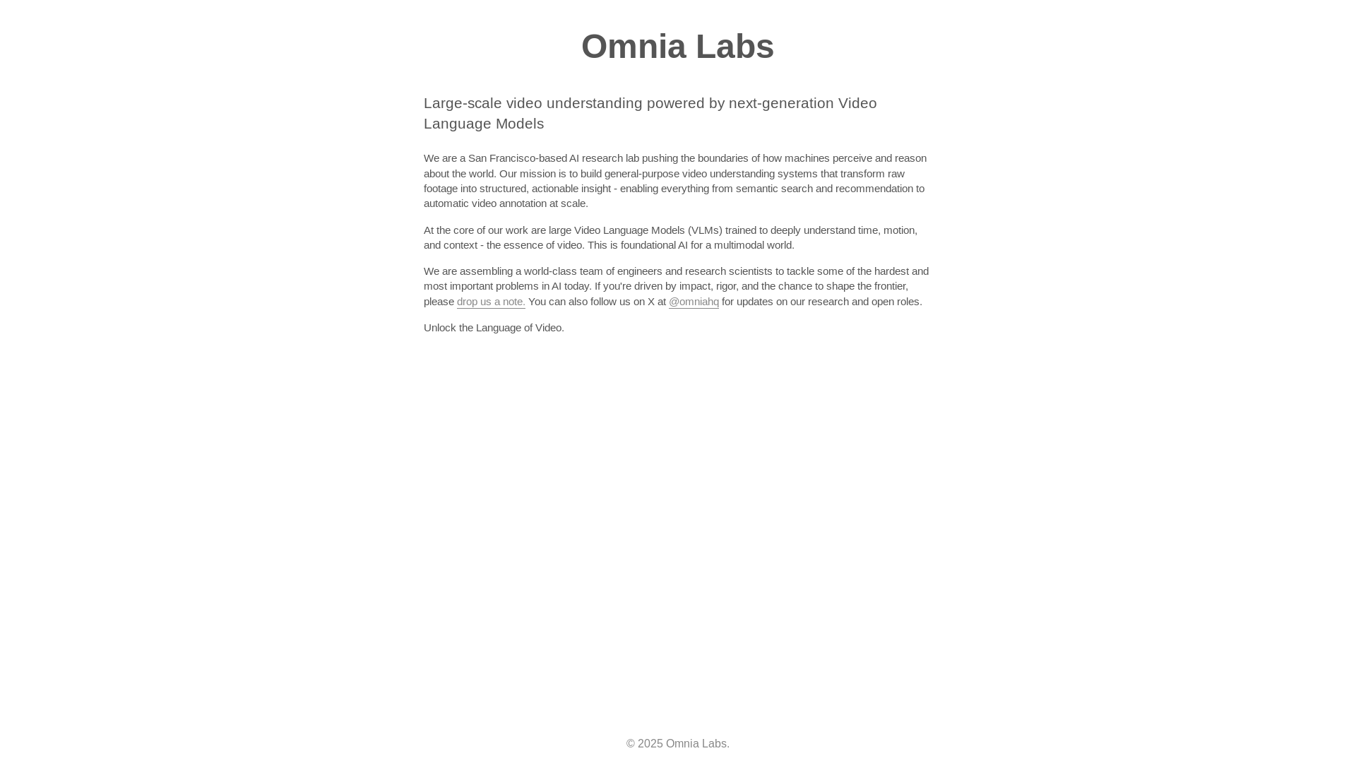 website screenshot of https://omnialabs.pages.dev/