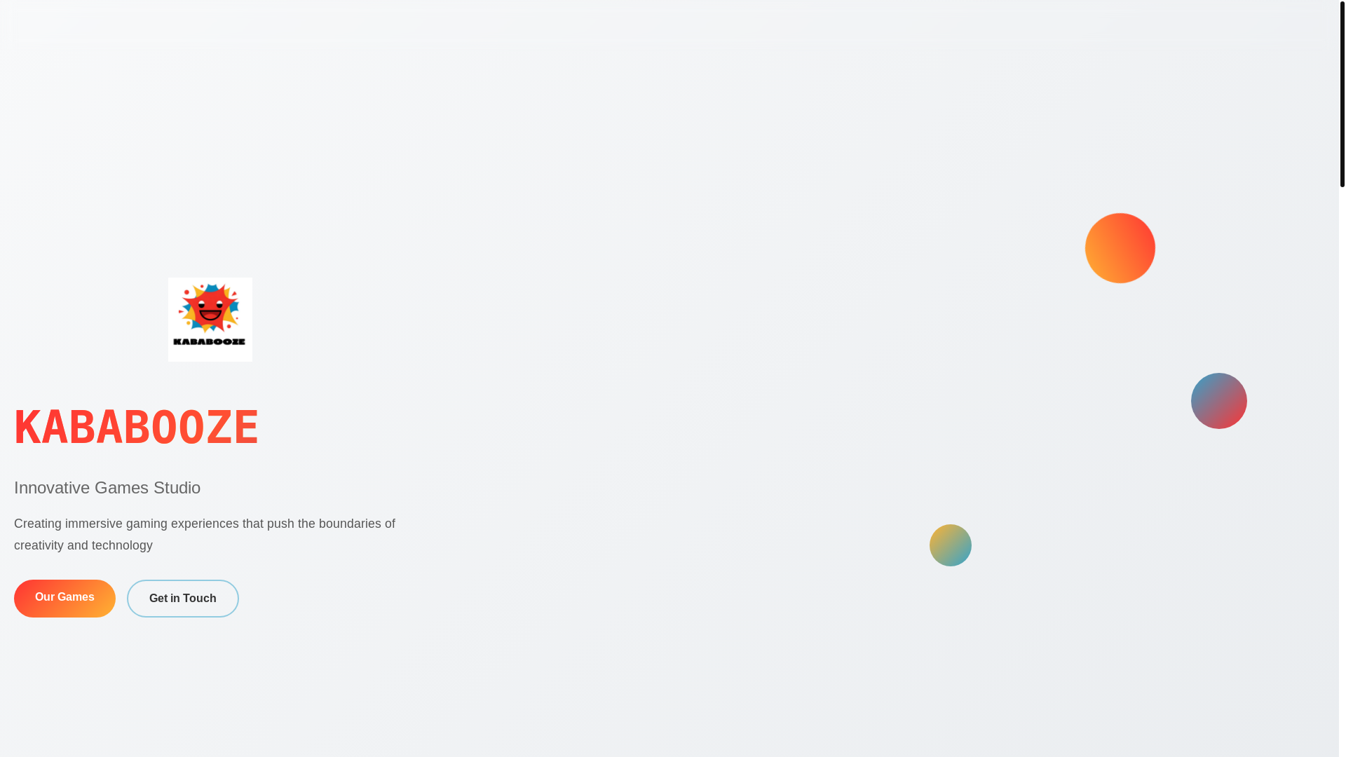 website screenshot of https://kababooze.com/