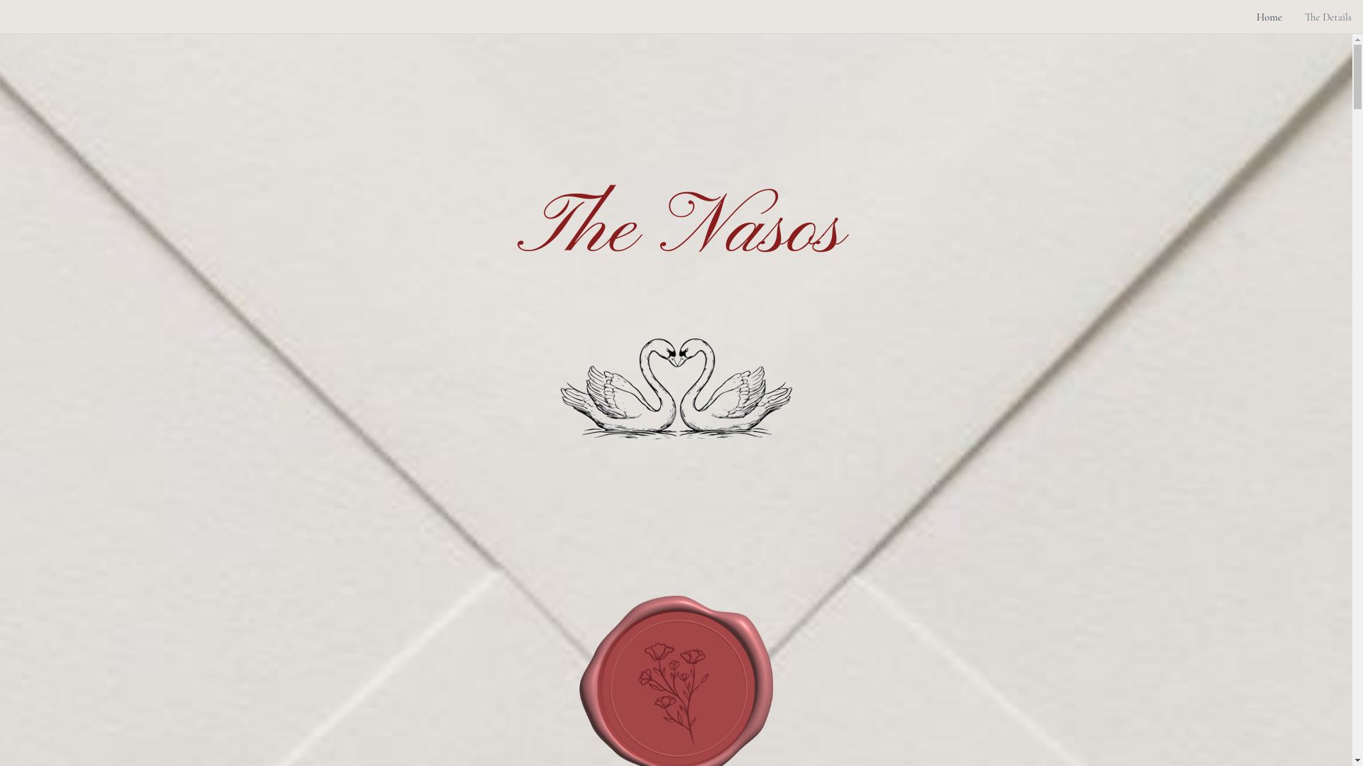 website screenshot of https://nasowedding.com/
