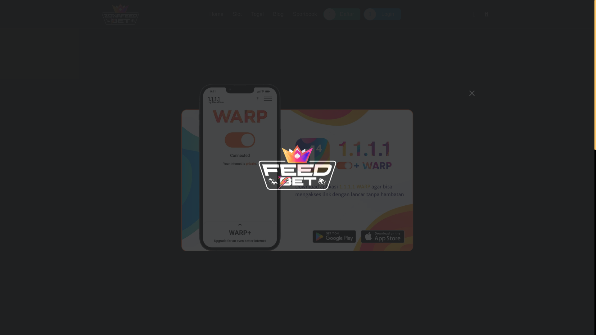 website screenshot of https://zonafeedbetmain.lol/